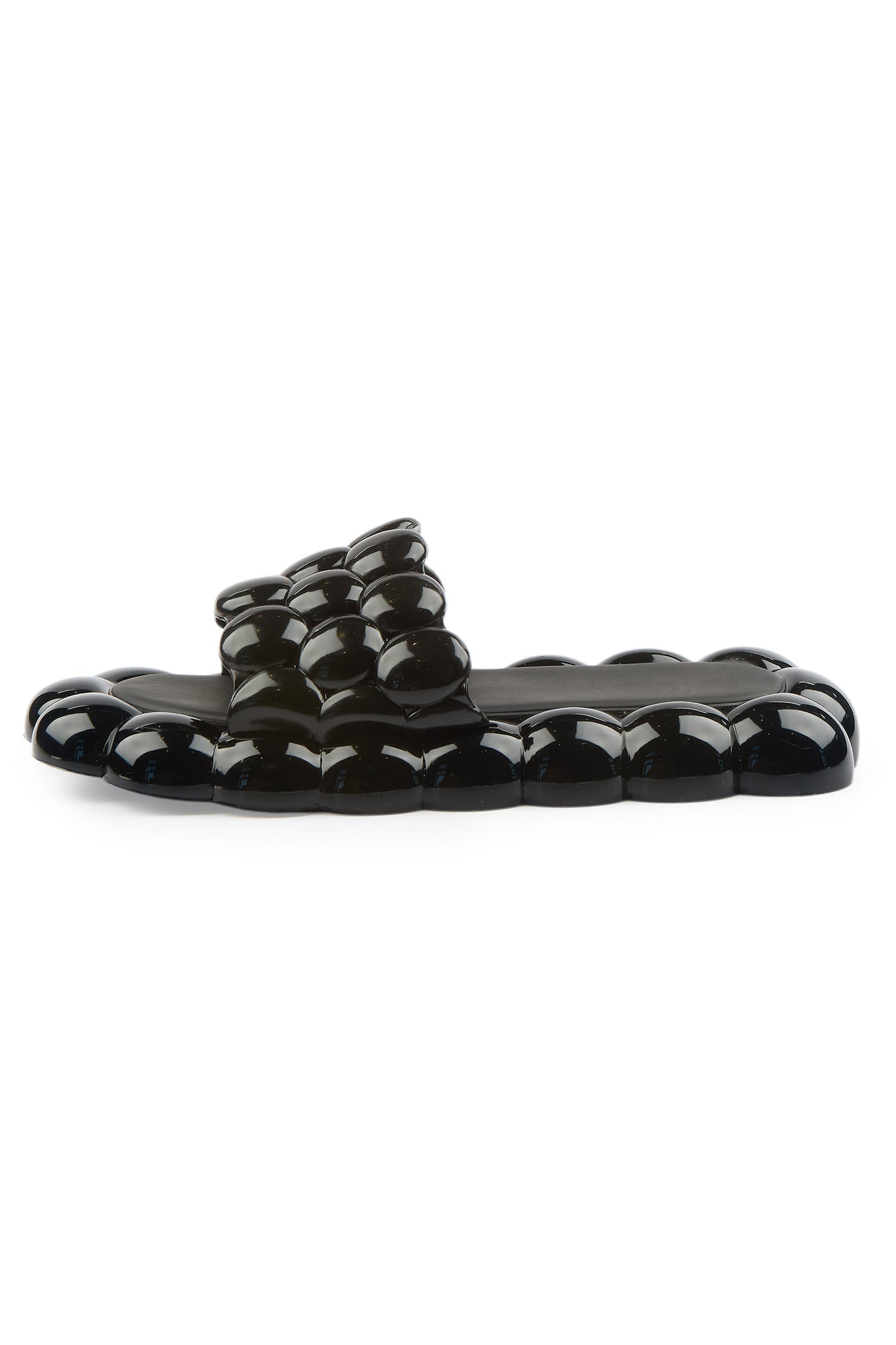Jasmyne Black Bubble Slides