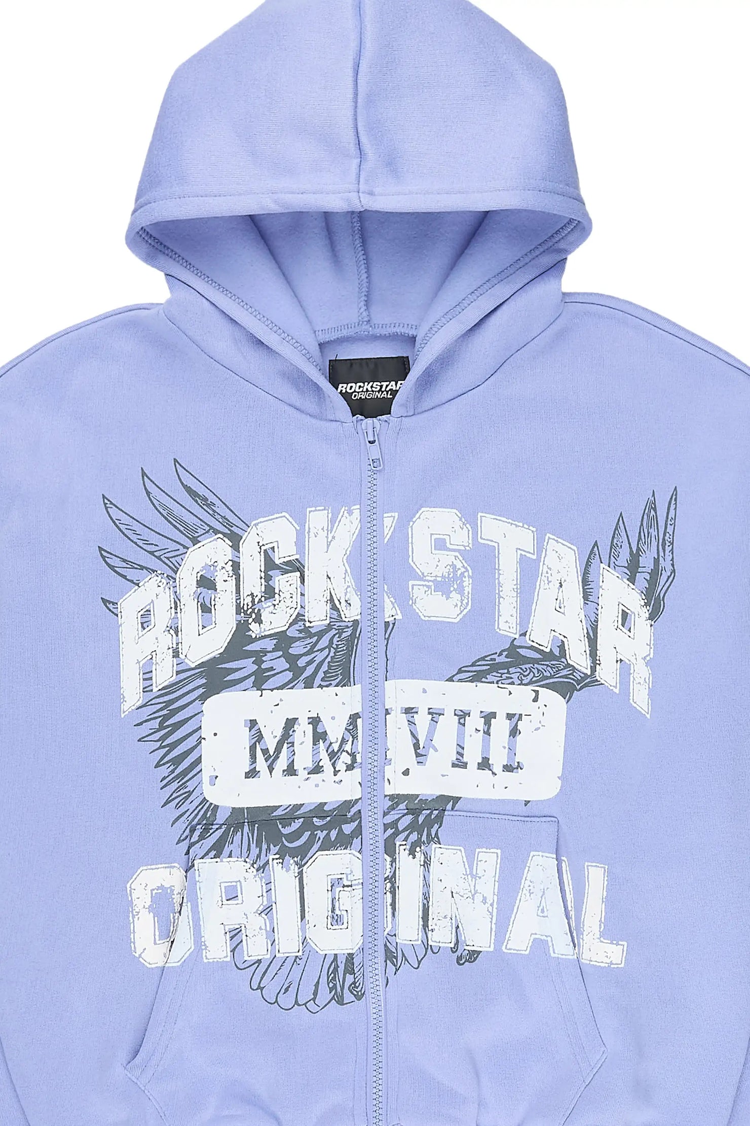 Girls Boryina Lavender Zip Up Hoodie