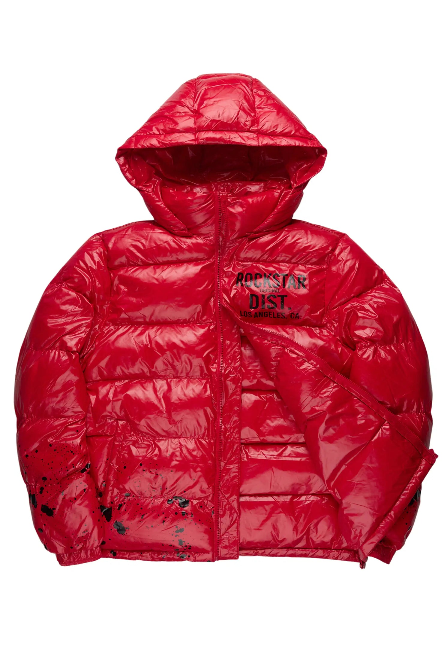 Raffer Red Heavy Puffer Jacket