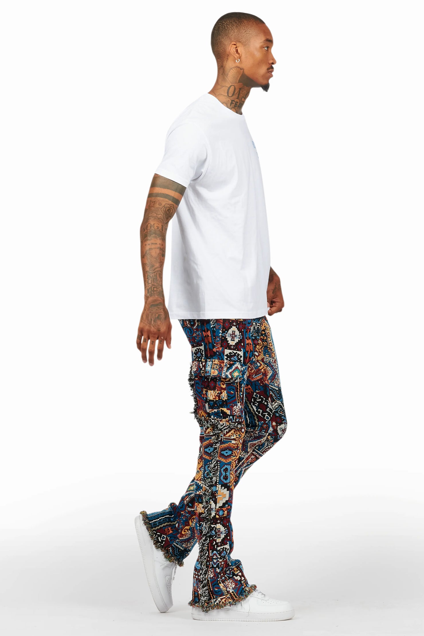 Lake White/Blue T-Shirt/Tapestry Jean Bundle