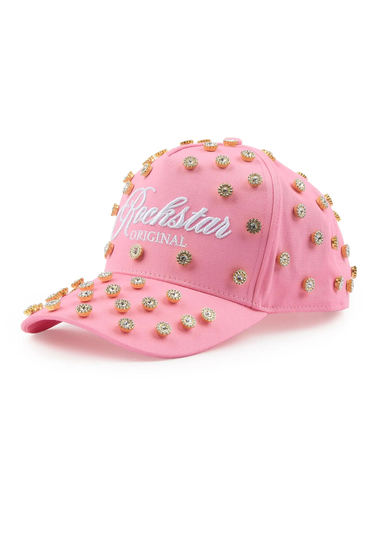 Shalawna Pink Rhinestone Trucker Hat