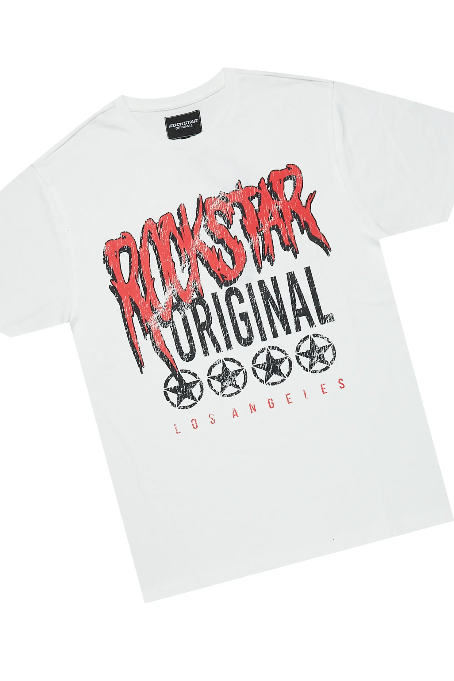 Wizzurd White T-Shirt/Short Set