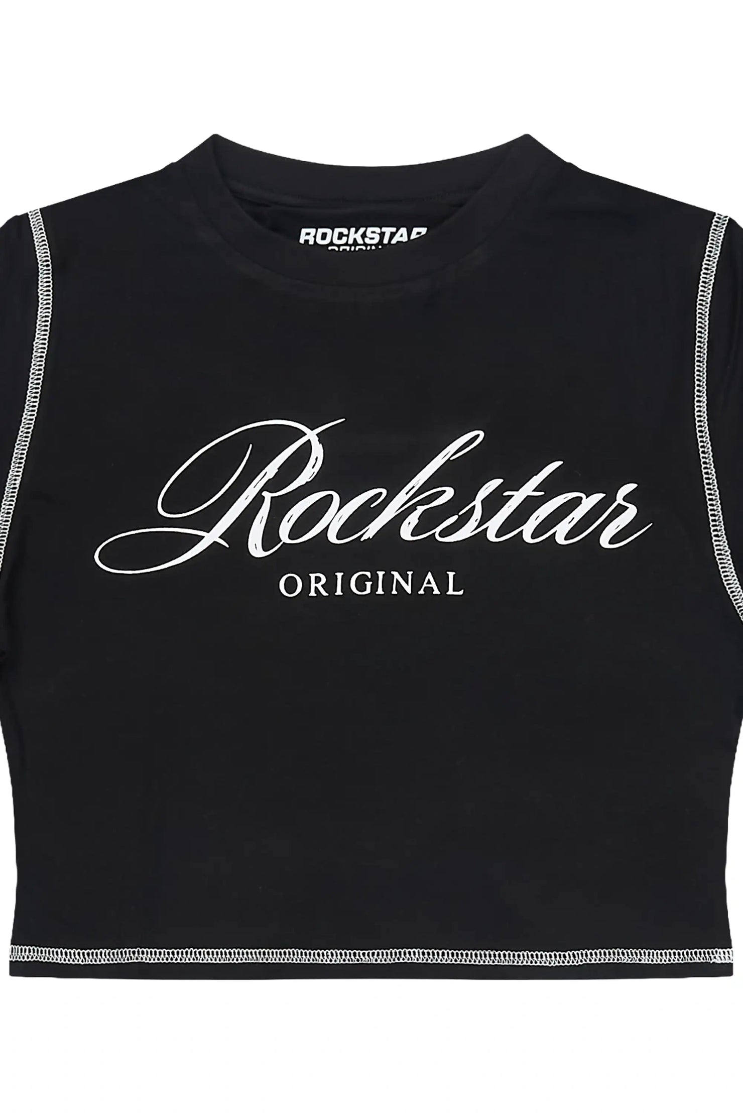 Sharae Black/White Baby Tee Shirt