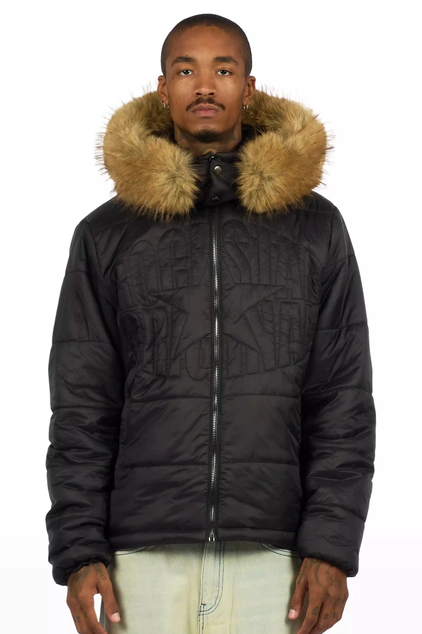 Chillwave Black Puffer Jacket