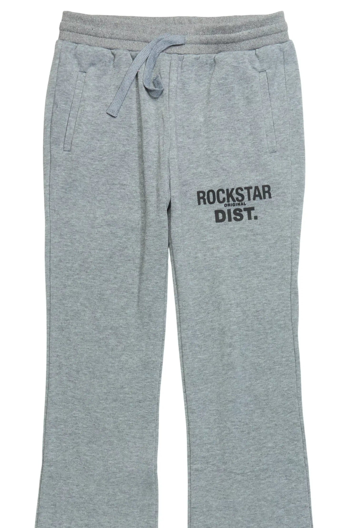 Girls Juliana Grey Stacked Flare Pant