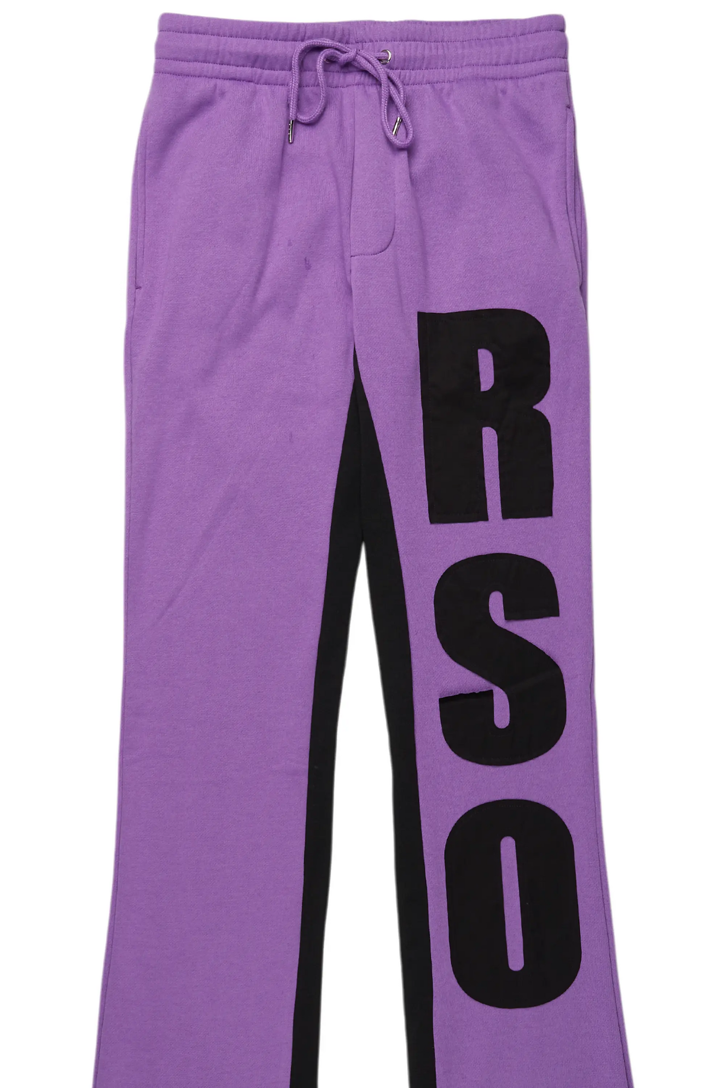 Uko Purple Stacked Baggy Track Pant
