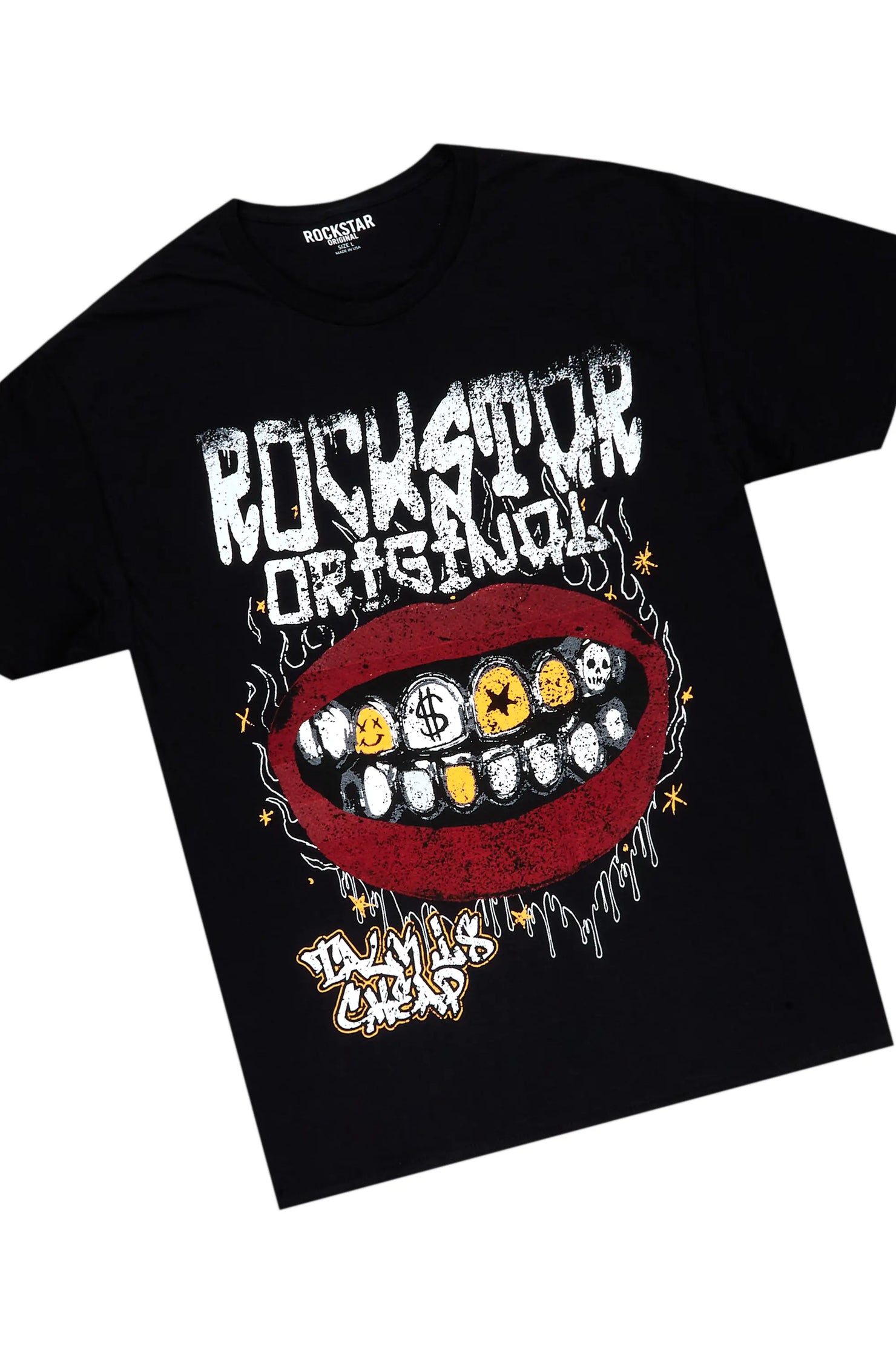 Kizzma Black/Orange T-Shirt/Stacked Track Set