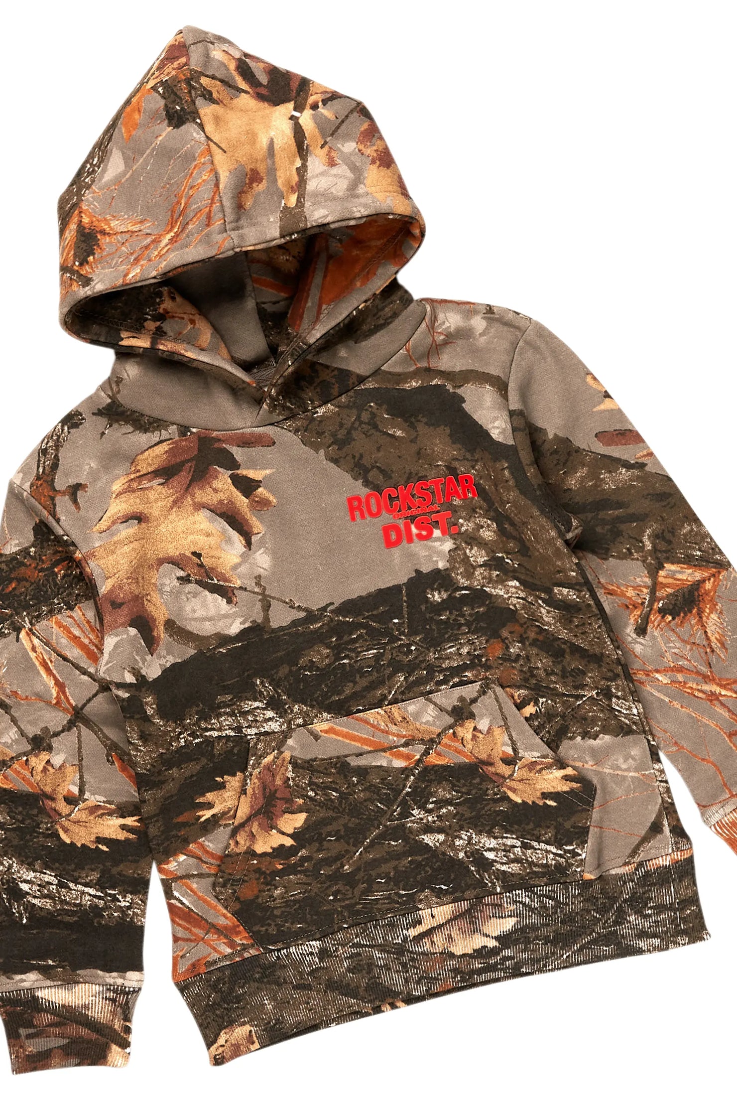 Girls Tabby Beige Graphic Stacked Flare Track Set