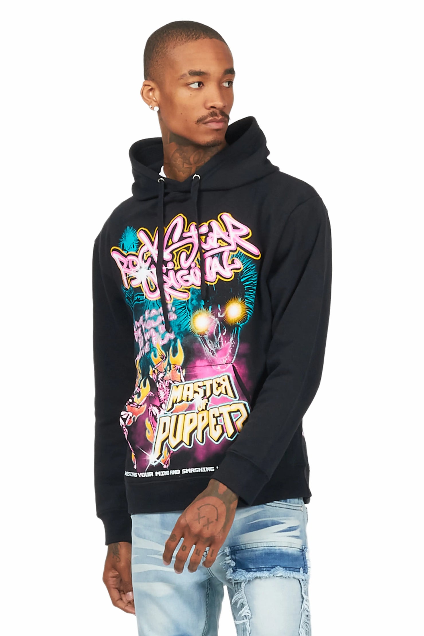 Niko Black Graphic Hoodie