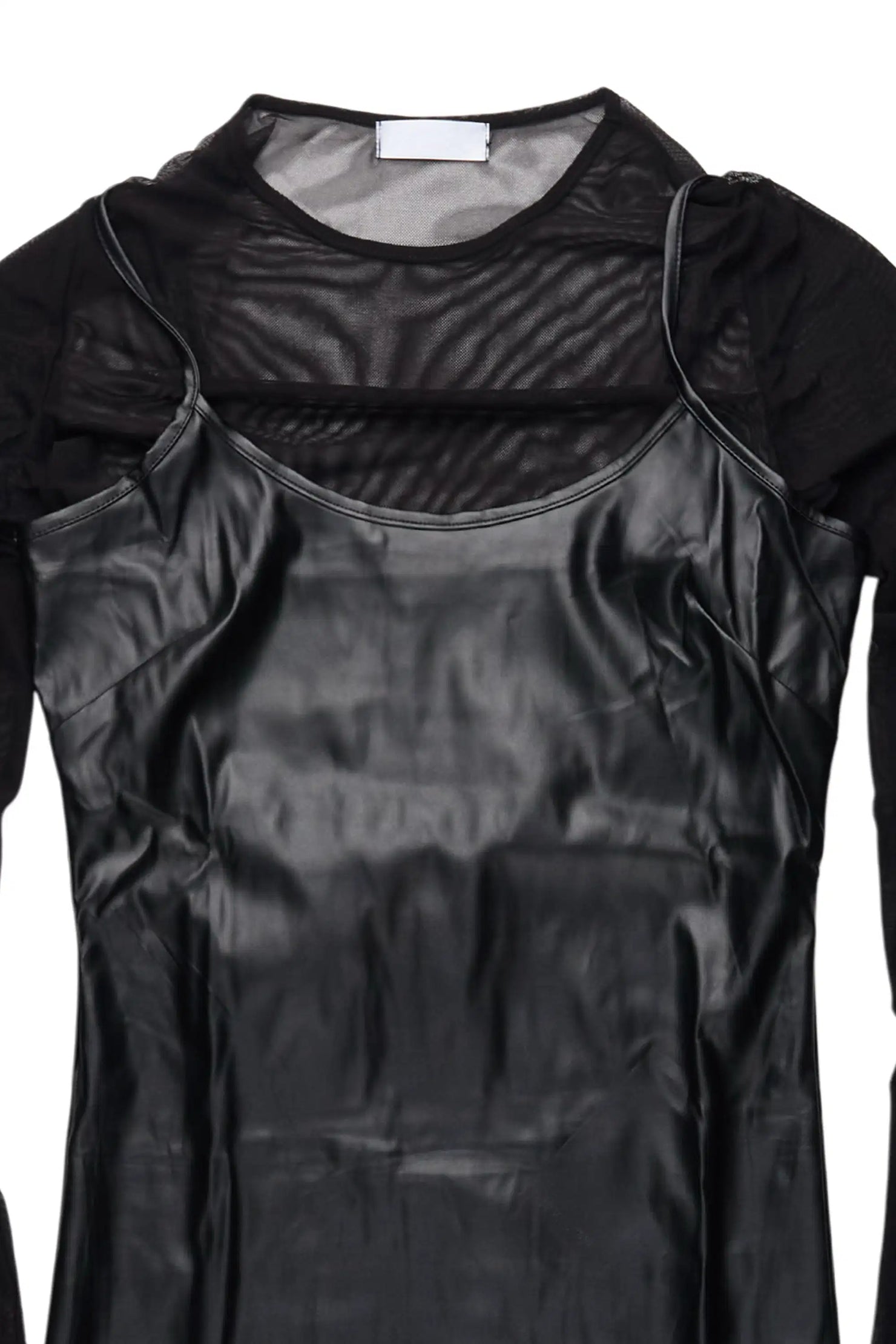 Anastassia Black Long Sleeve Mini Dress