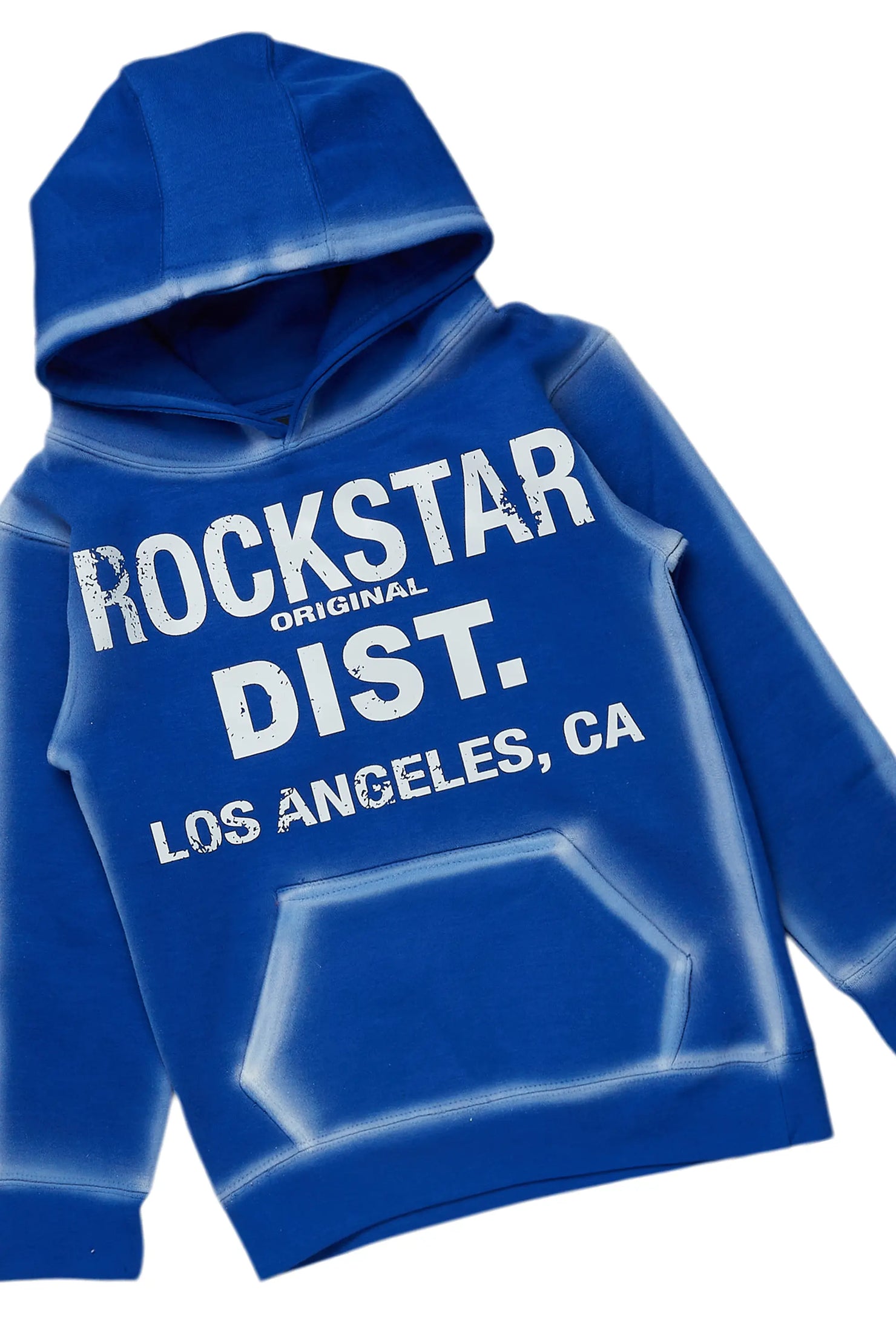 Boys Bridger Royal/Blue Hoodie/Stacked Flare Jean Set