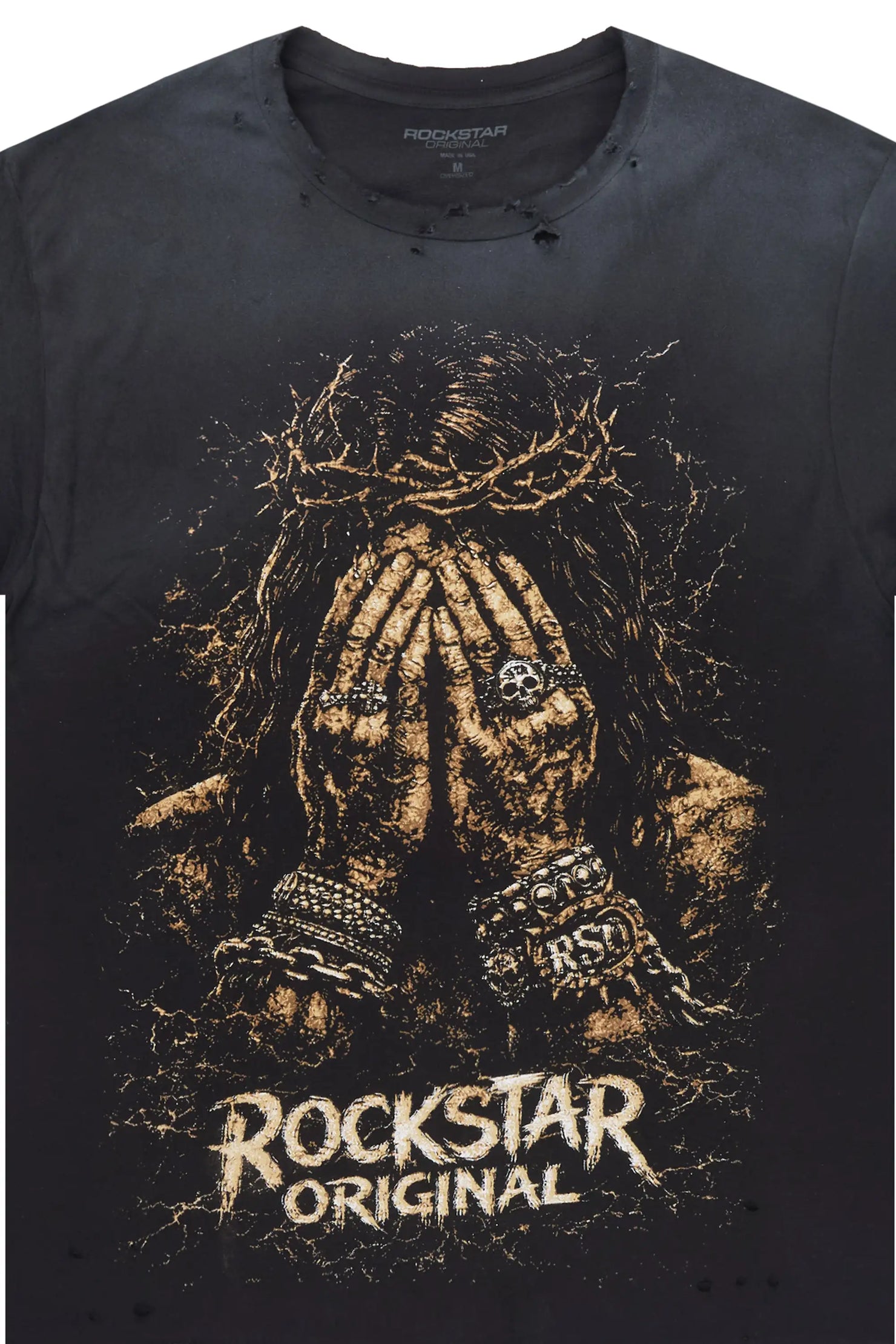 Sorrell Black Oversized Graphic T-Shirt