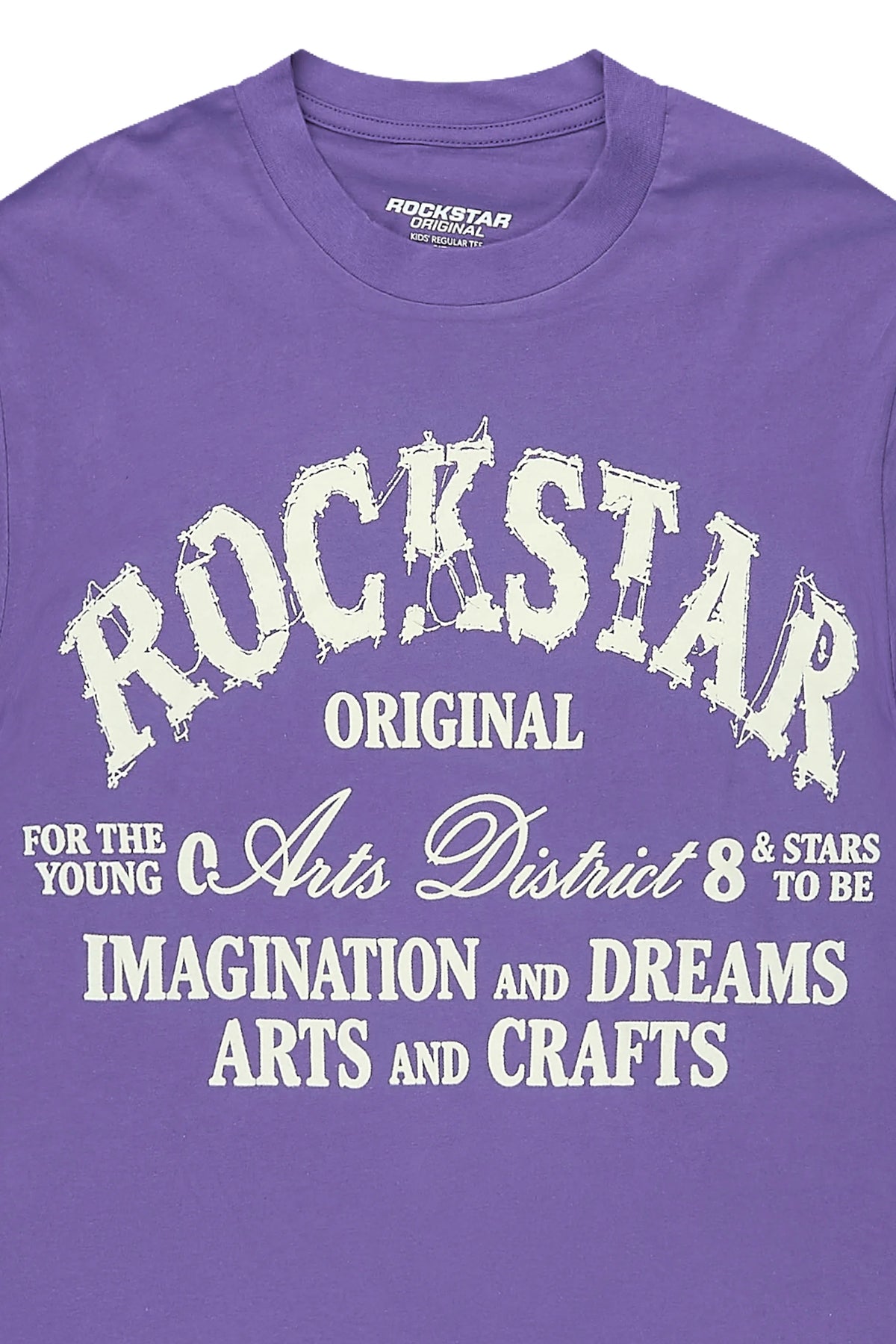 Boys Coolie Purple Graphic T-Shirt