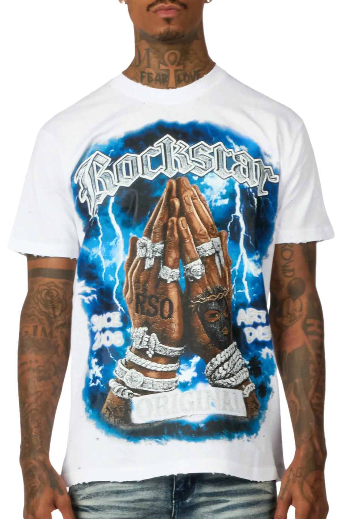 Thorne White Oversized Graphic T-Shirt