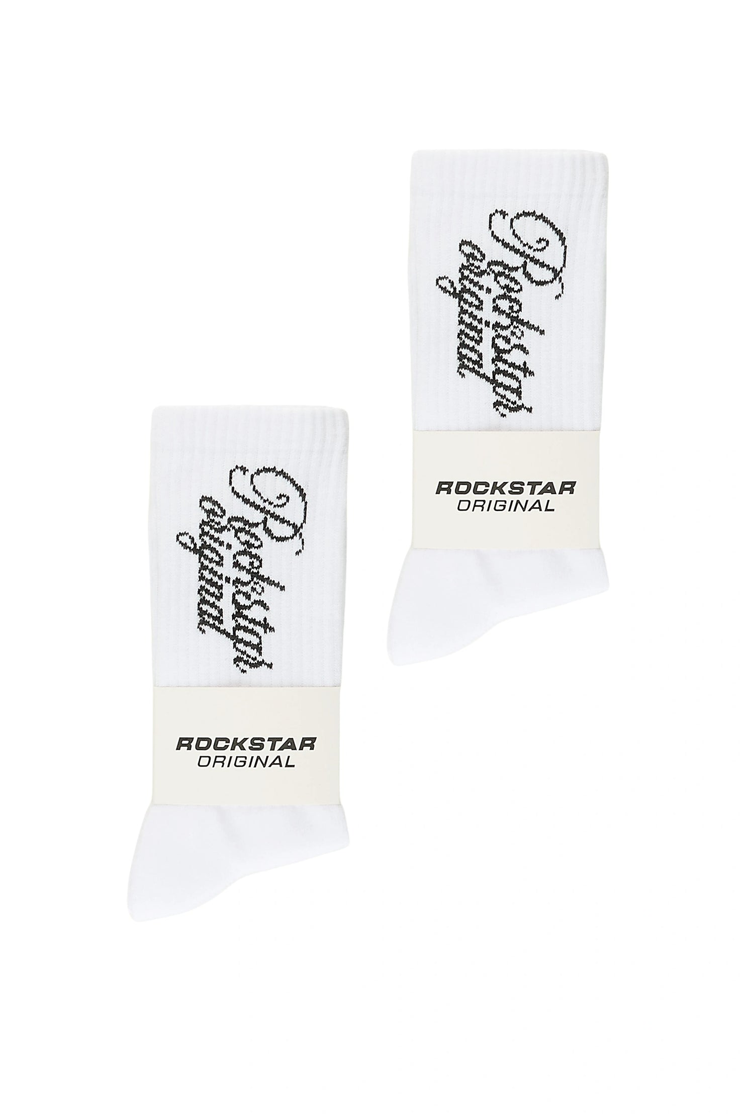 Threnody White Basic Socks 2 Pack