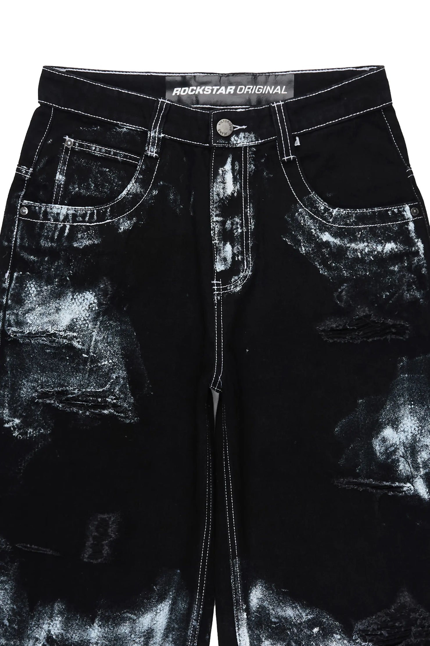 Nayse Black Denim Jort