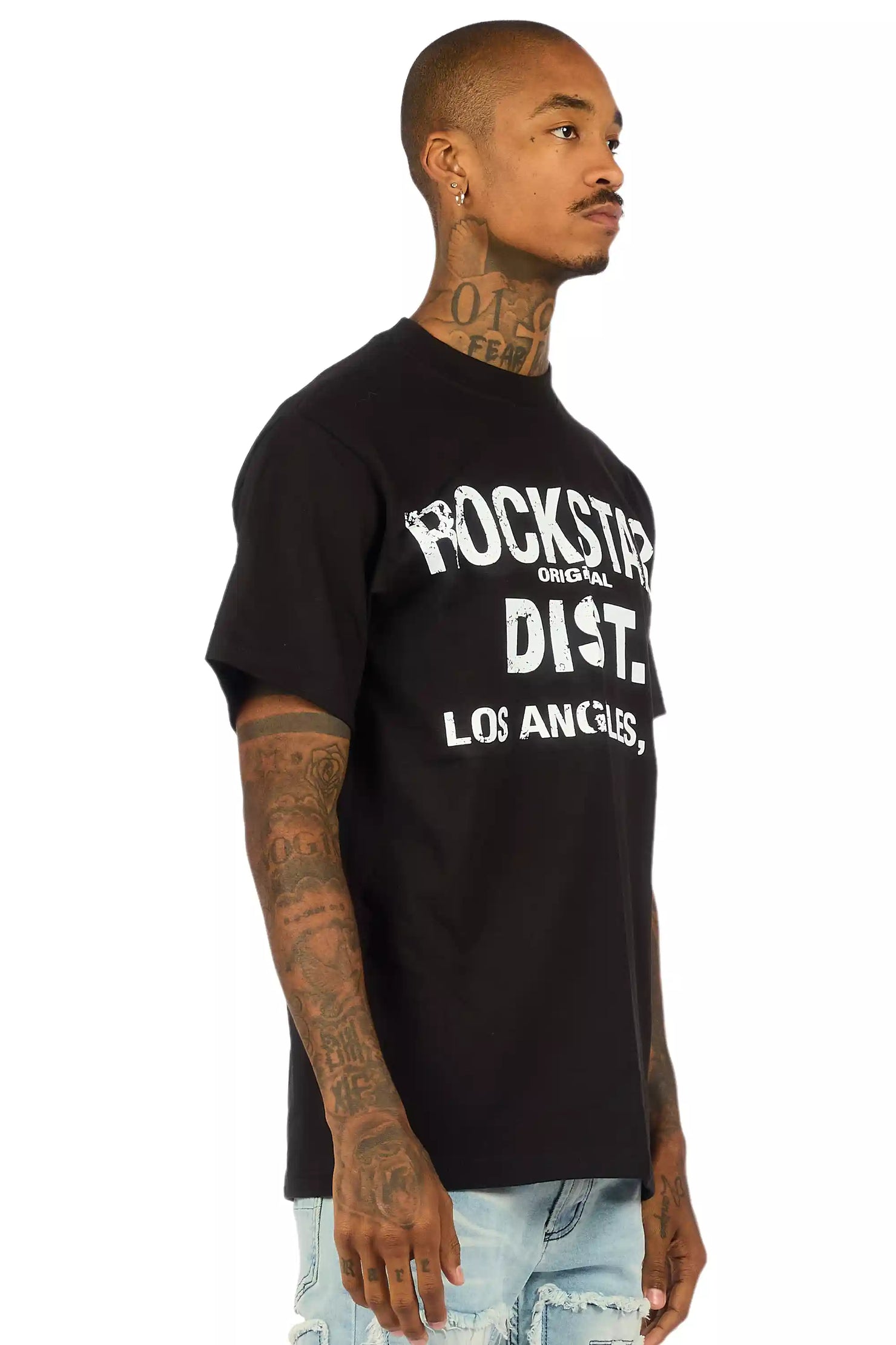 Nelly Black/White Oversized Graphic T-Shirt