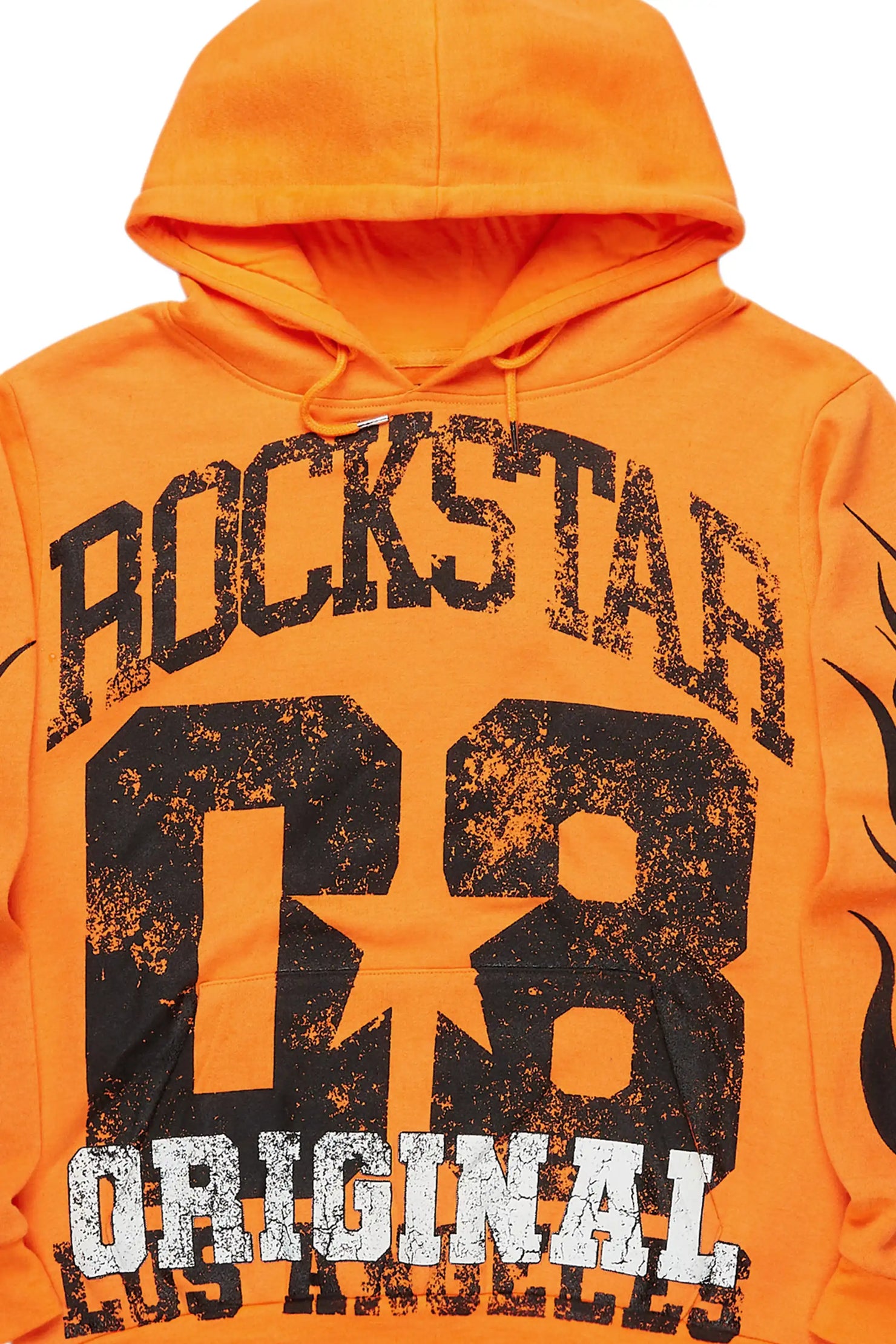 Damir Orange Graphic Hoodie