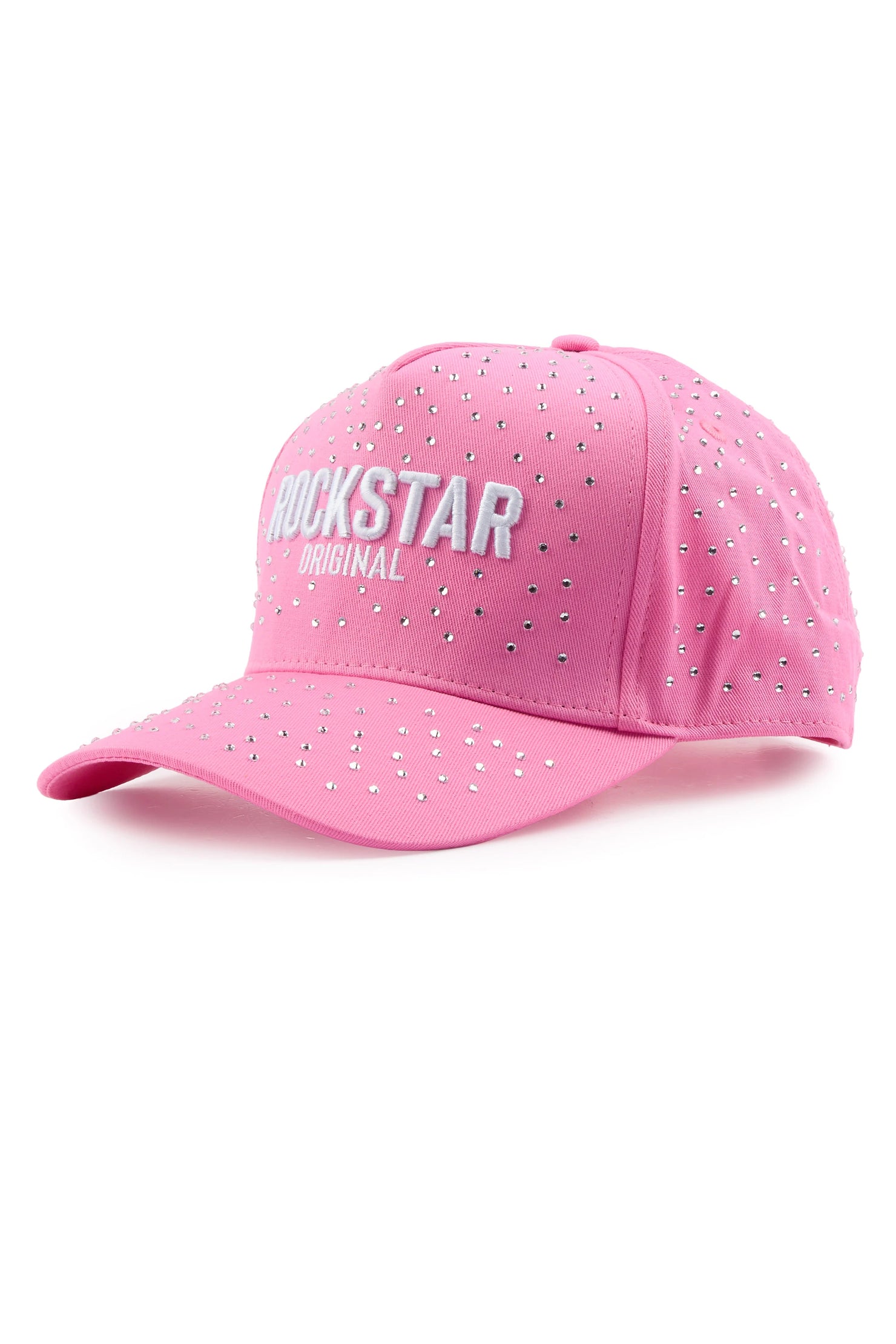 Lovette Pink Rhinestone Trucker Hat