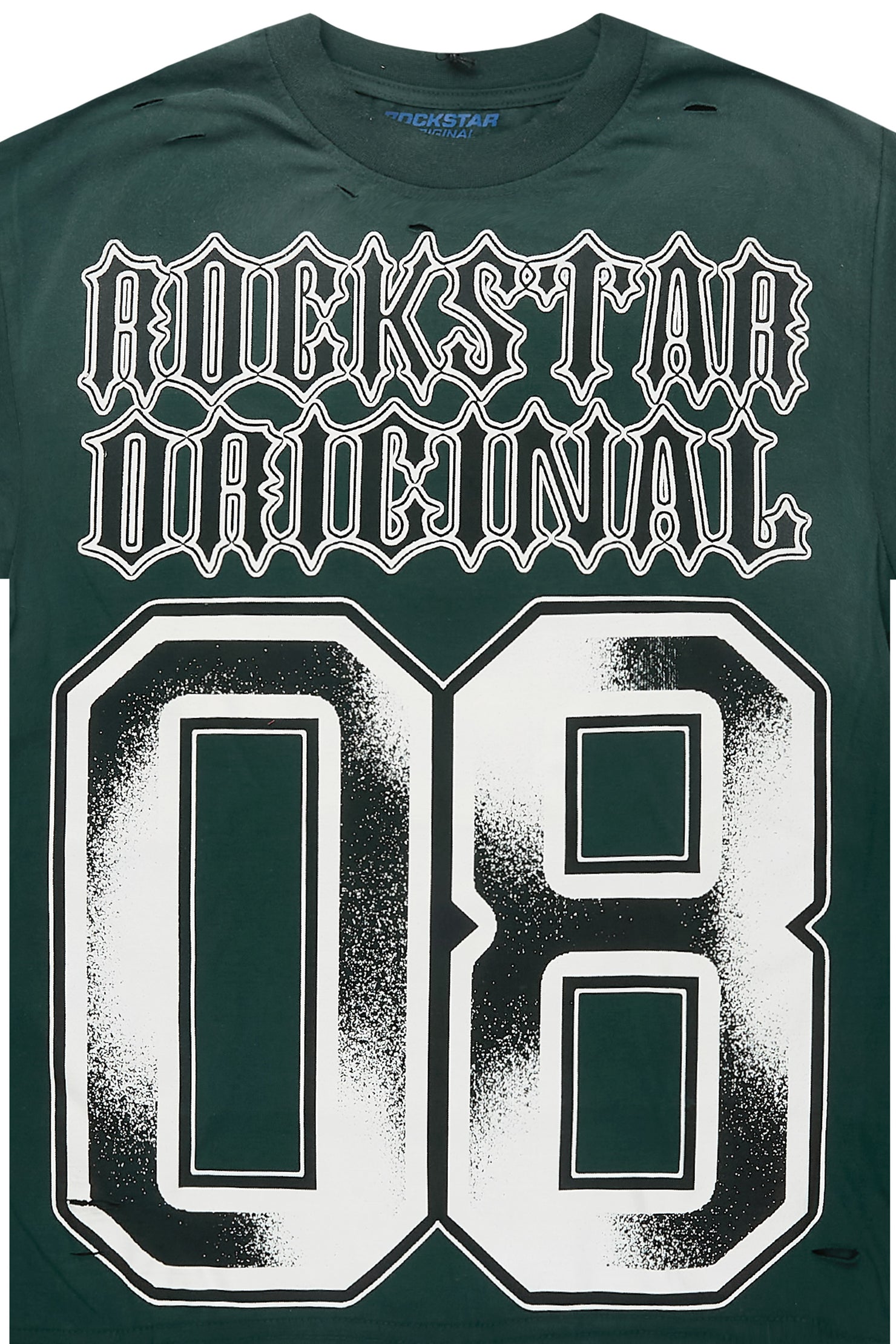 Alim Dark Green Oversized Graphic T-Shirt