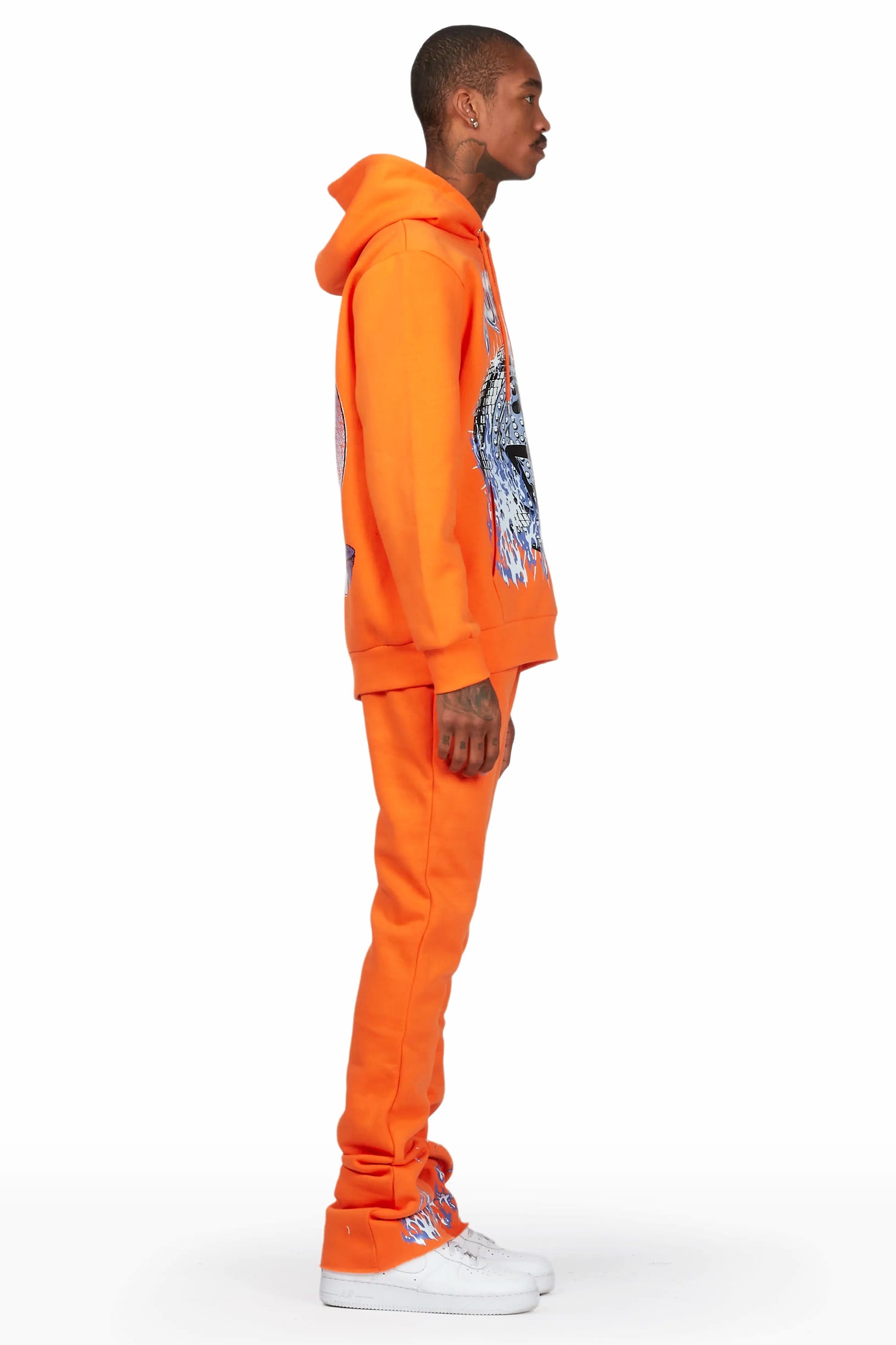 Bruno Orange Stacked Flare Track Set