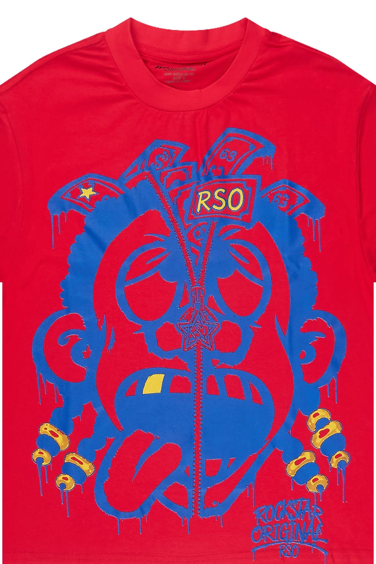 Boys Dono Red Graphic T-Shirt