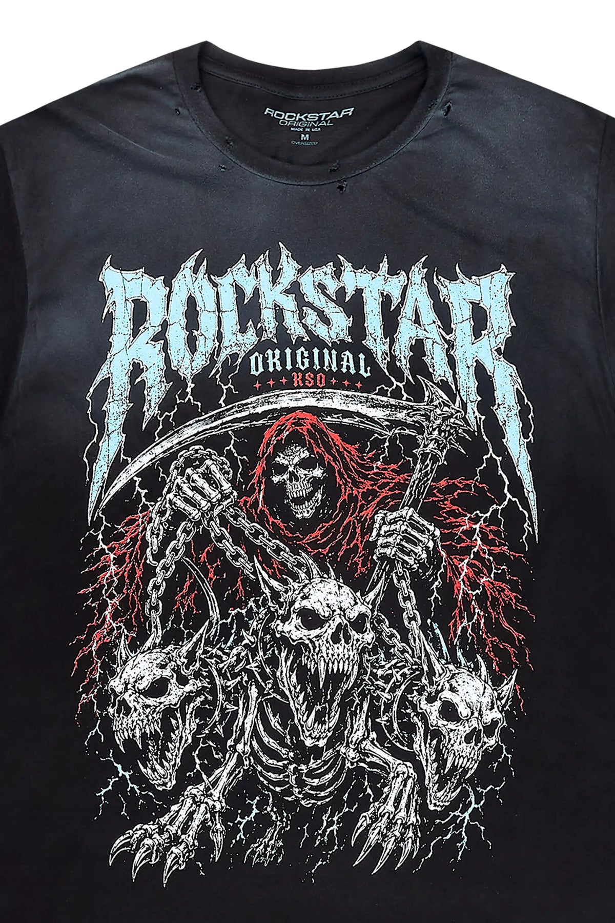 Ossuary Black Oversized Graphic T-Shirt