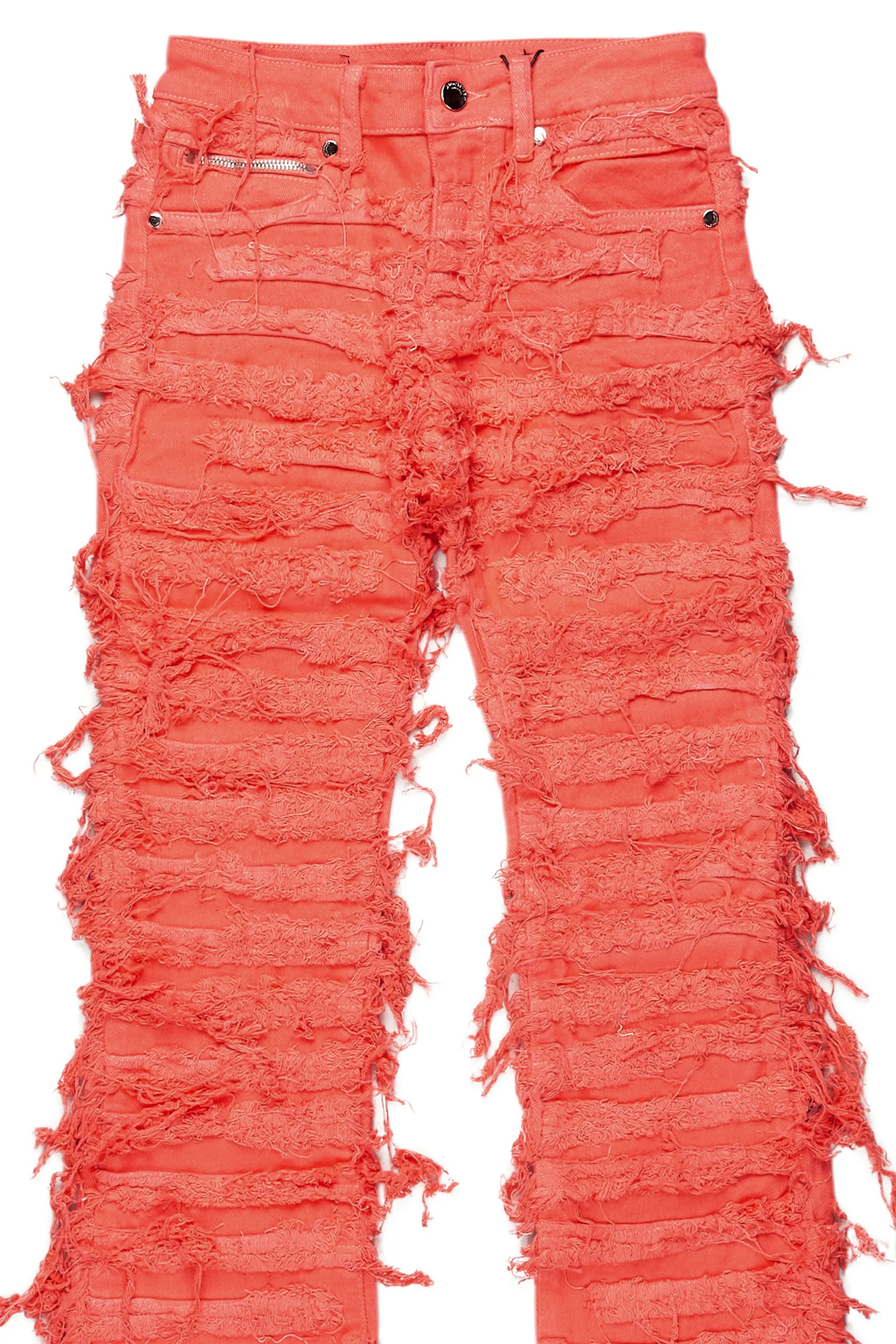 Boys Blix Coral Stacked Flare Jean