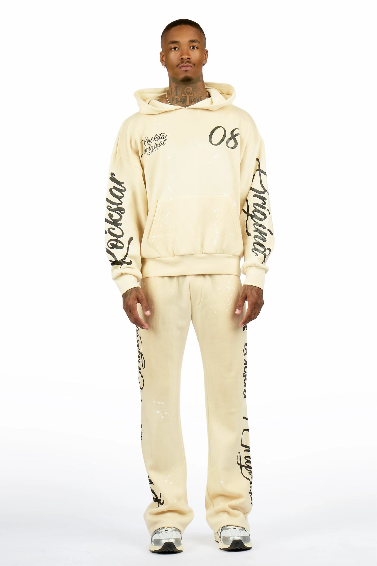 Hanif 2.0 Vintage Sand Hoodie/ Relaxed Pant Track Set