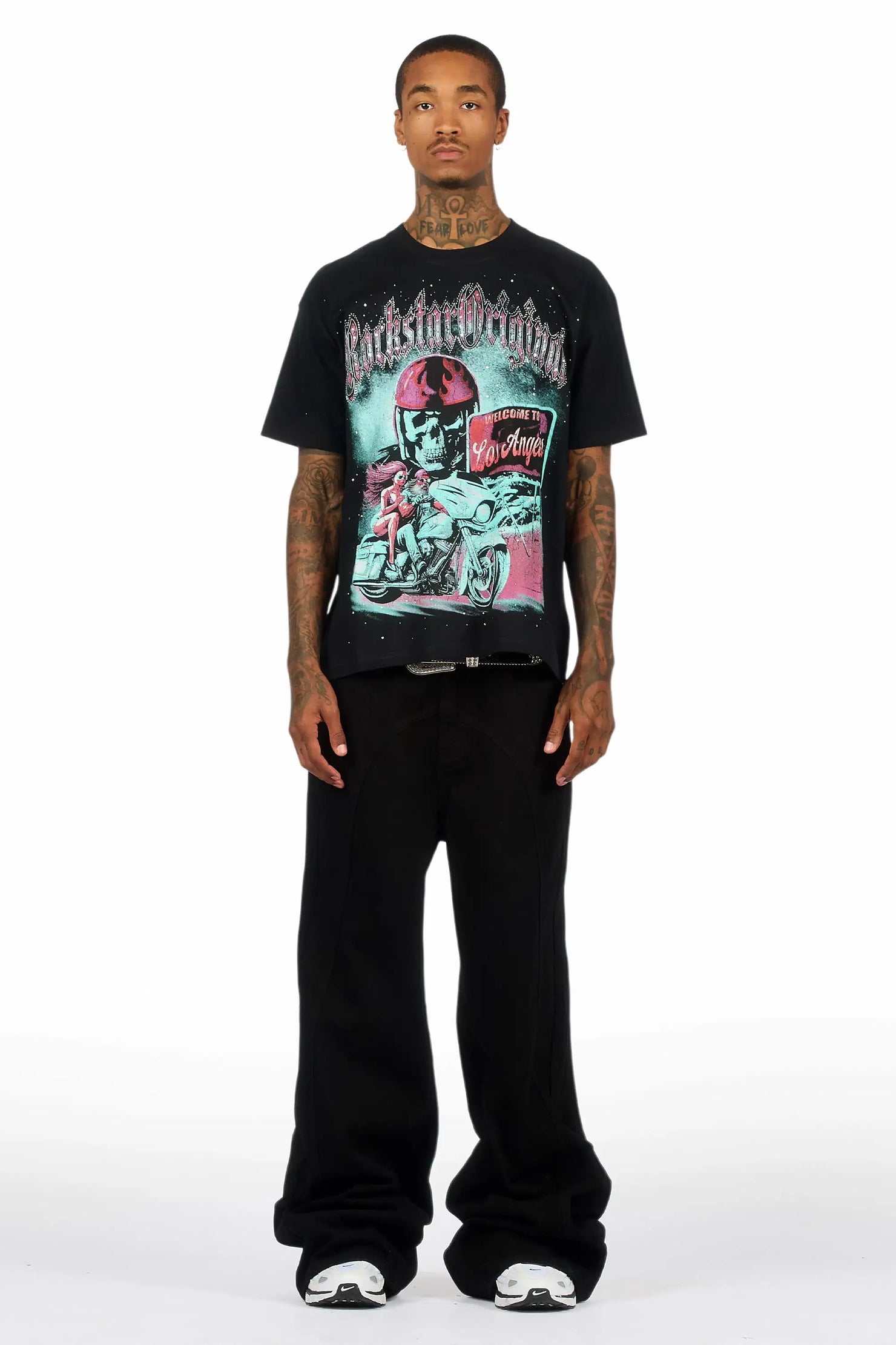 Ballen Black Baggy Jeans