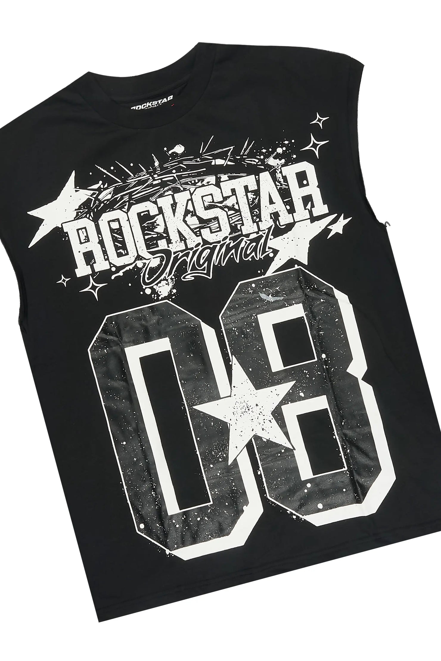 Allstar Cut Sleeve Black/White T-Shirt Short Set