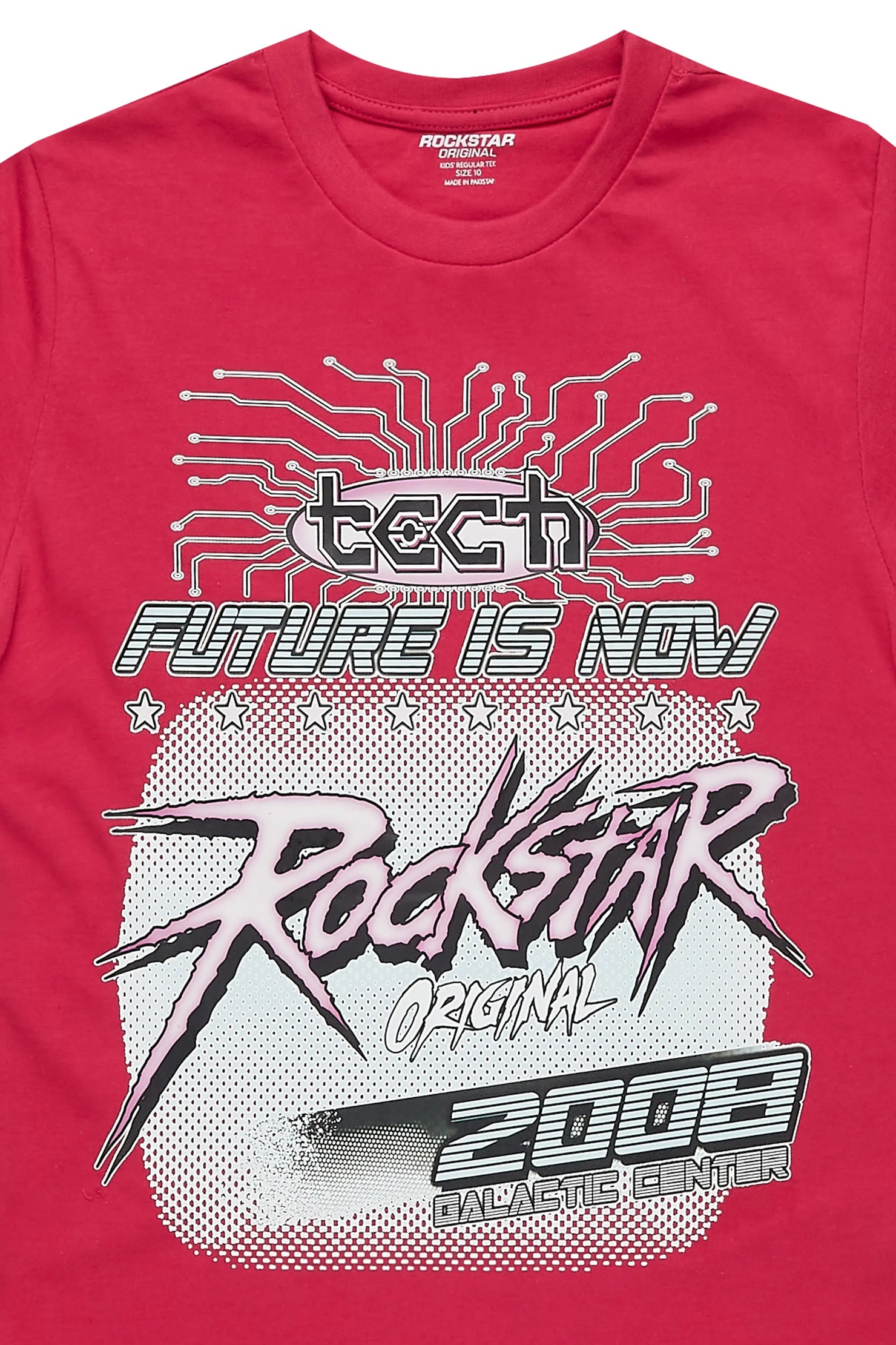 Girls Ameya Fuchsia Graphic T-Shirt