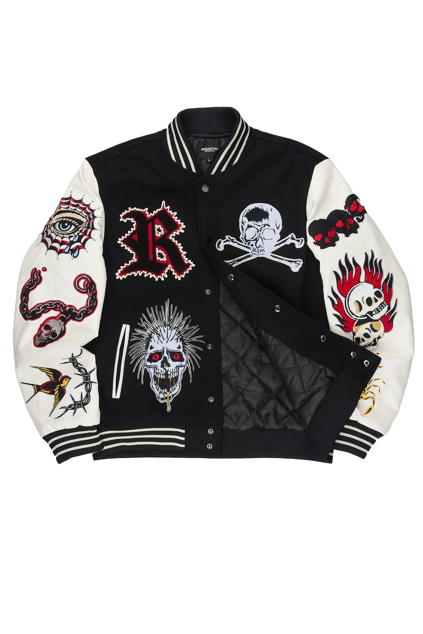 Brennin Black Varsity Jacket