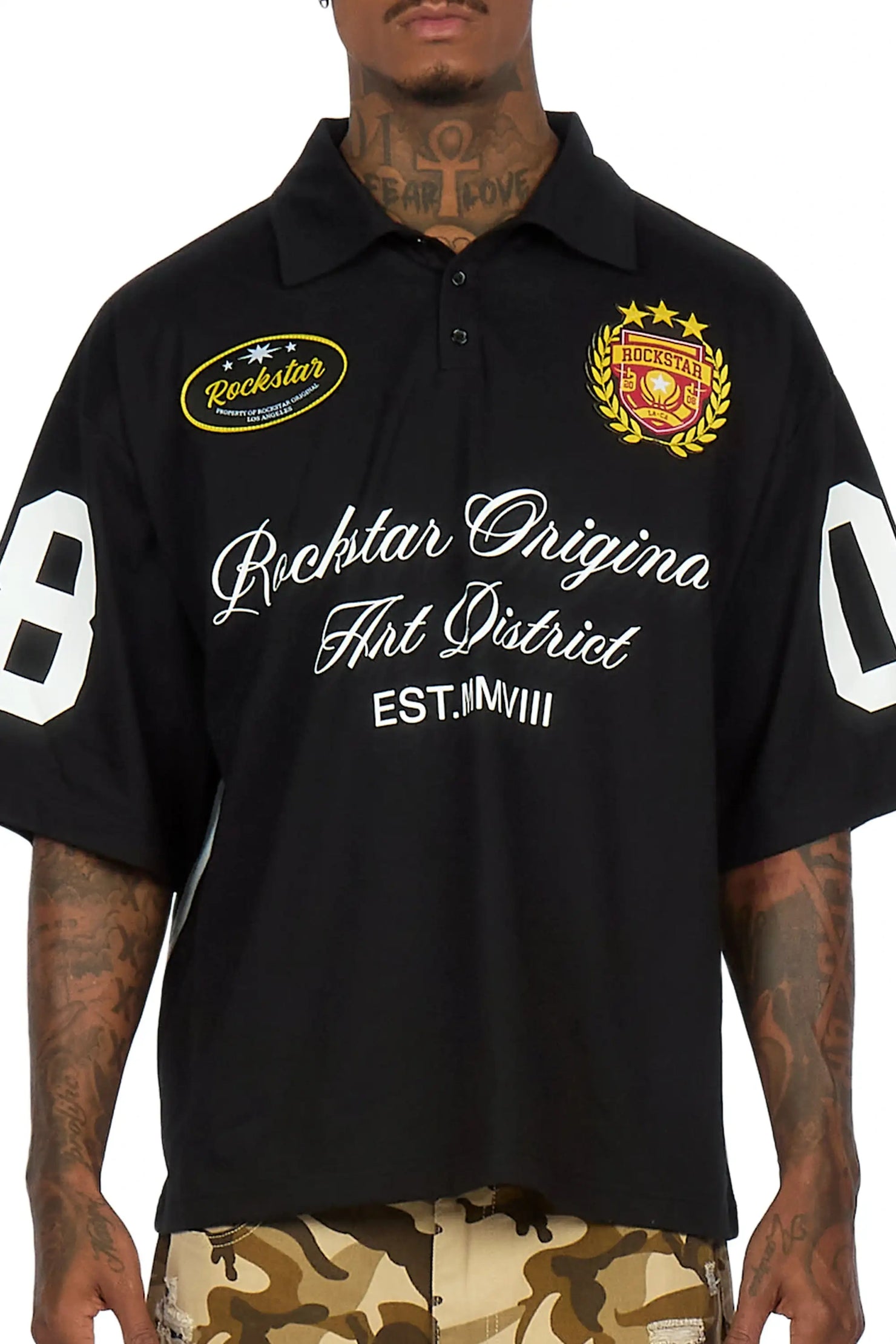 Amiro Black Polo Shirt