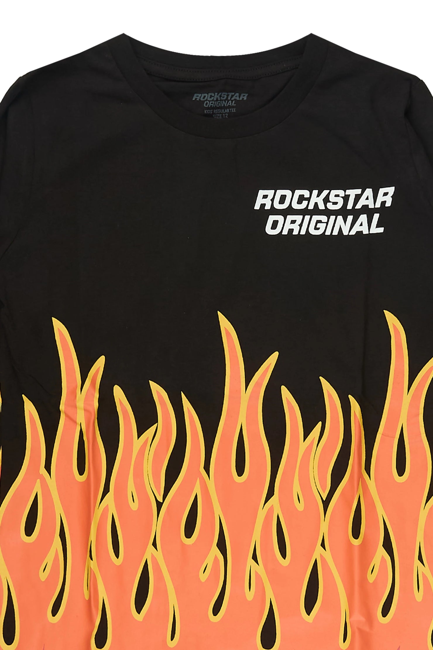 Boys Roeland Black Graphic L/S T-Shirt