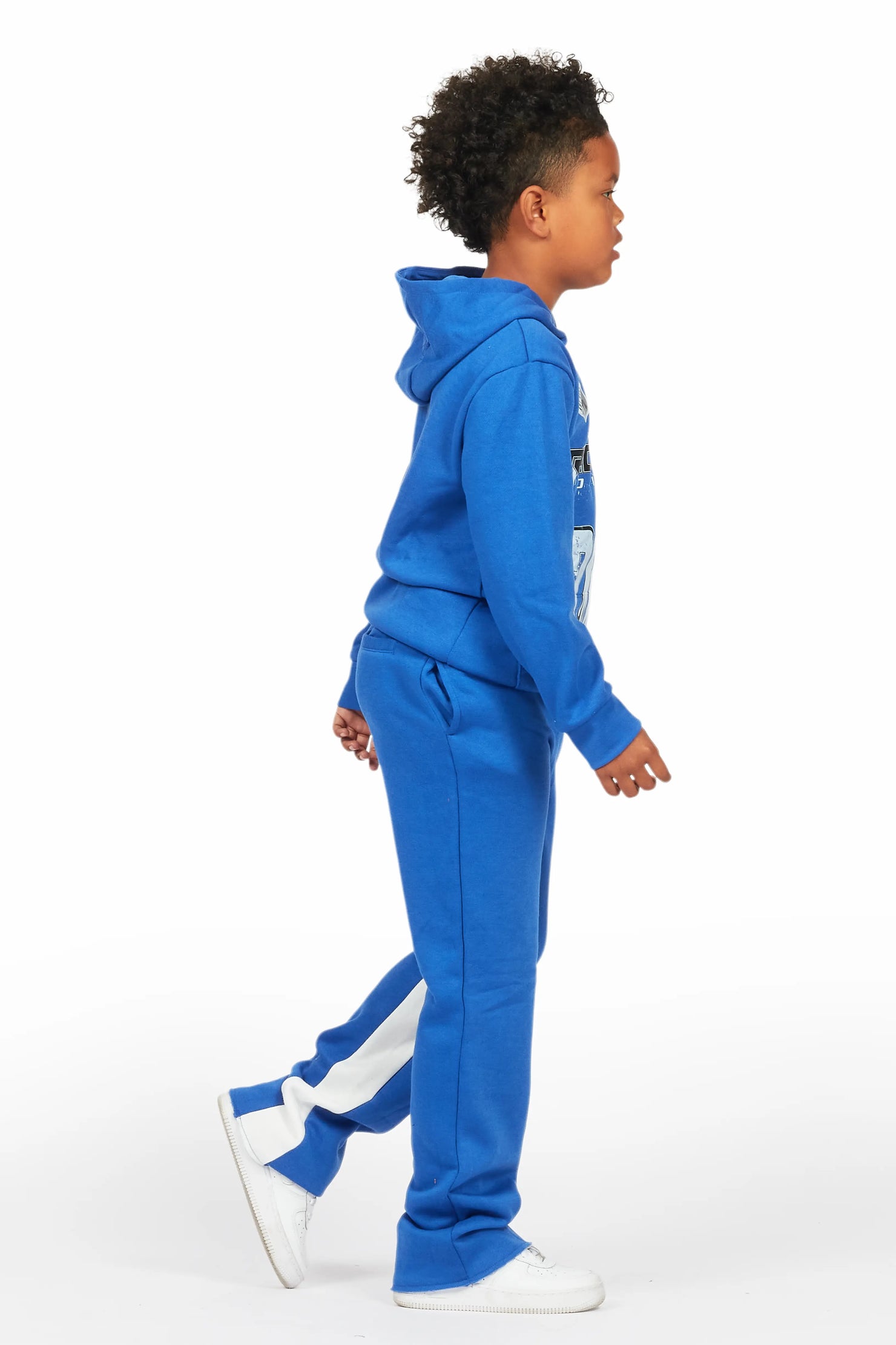 Boys Amos Royal Baggy Stacked Track Set