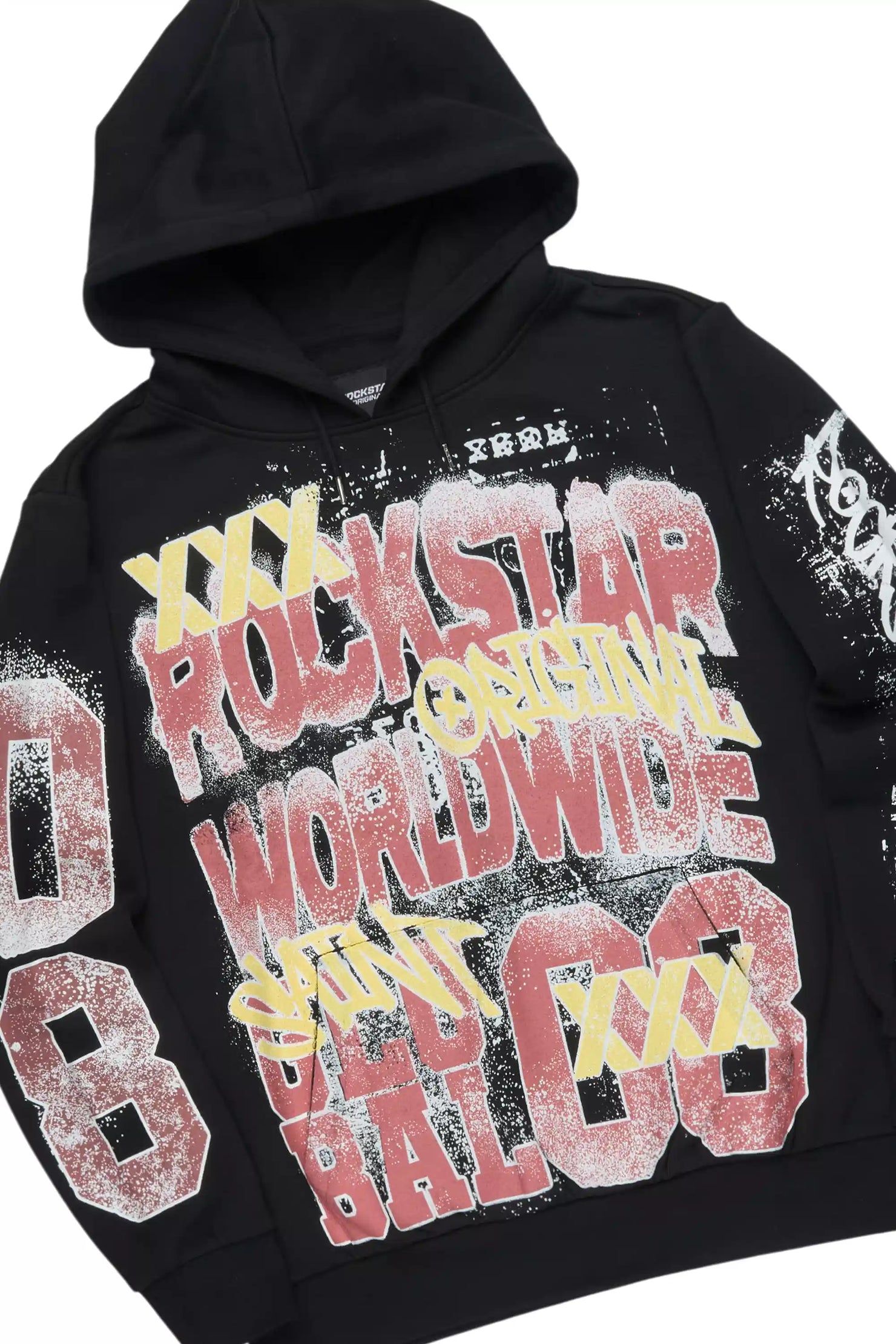 Parco Black Hoodie Stacked Track Set