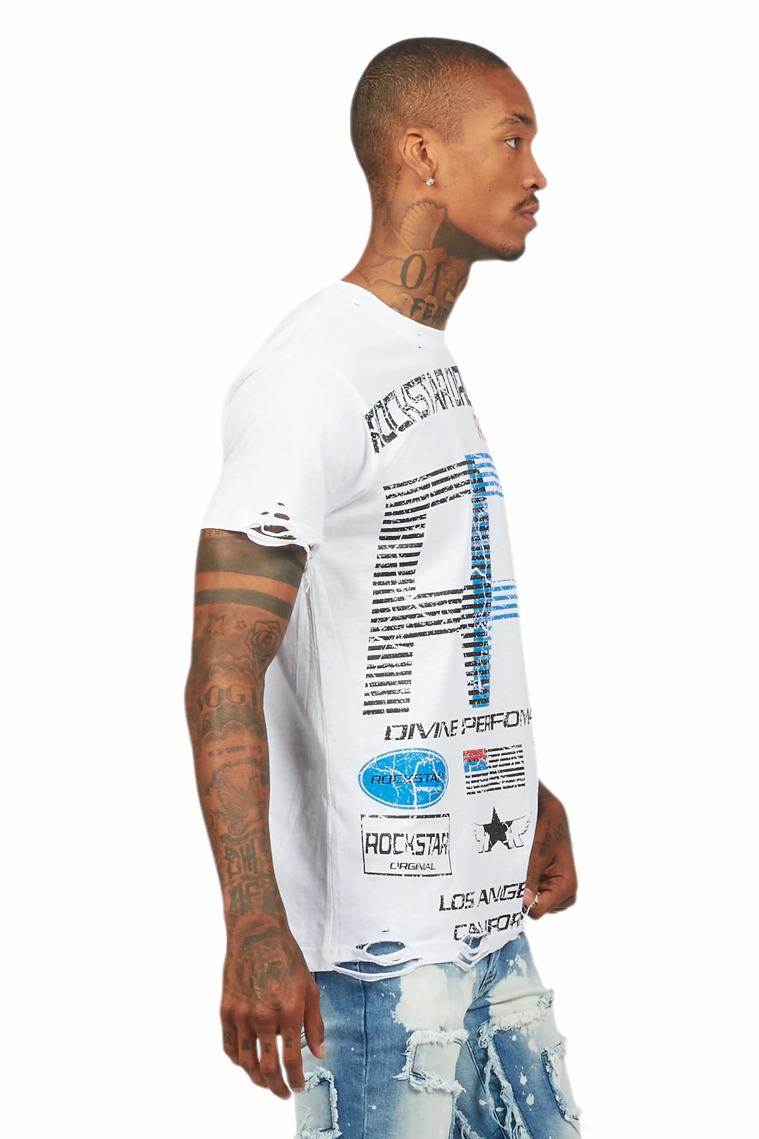 RSO Racing Club White Graphic T-Shirt