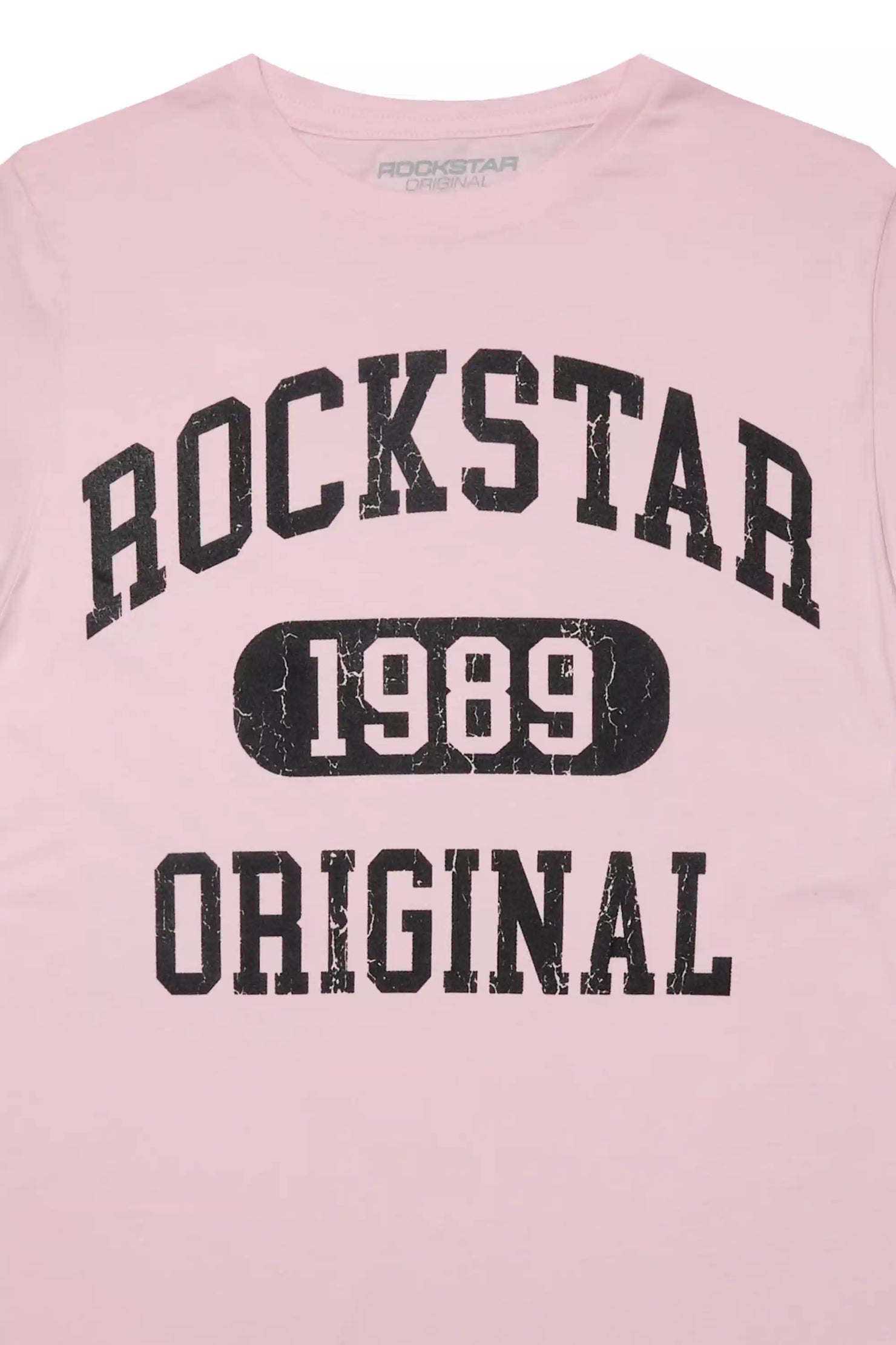 Boys Members Pink/Black Graphic T-Shirt
