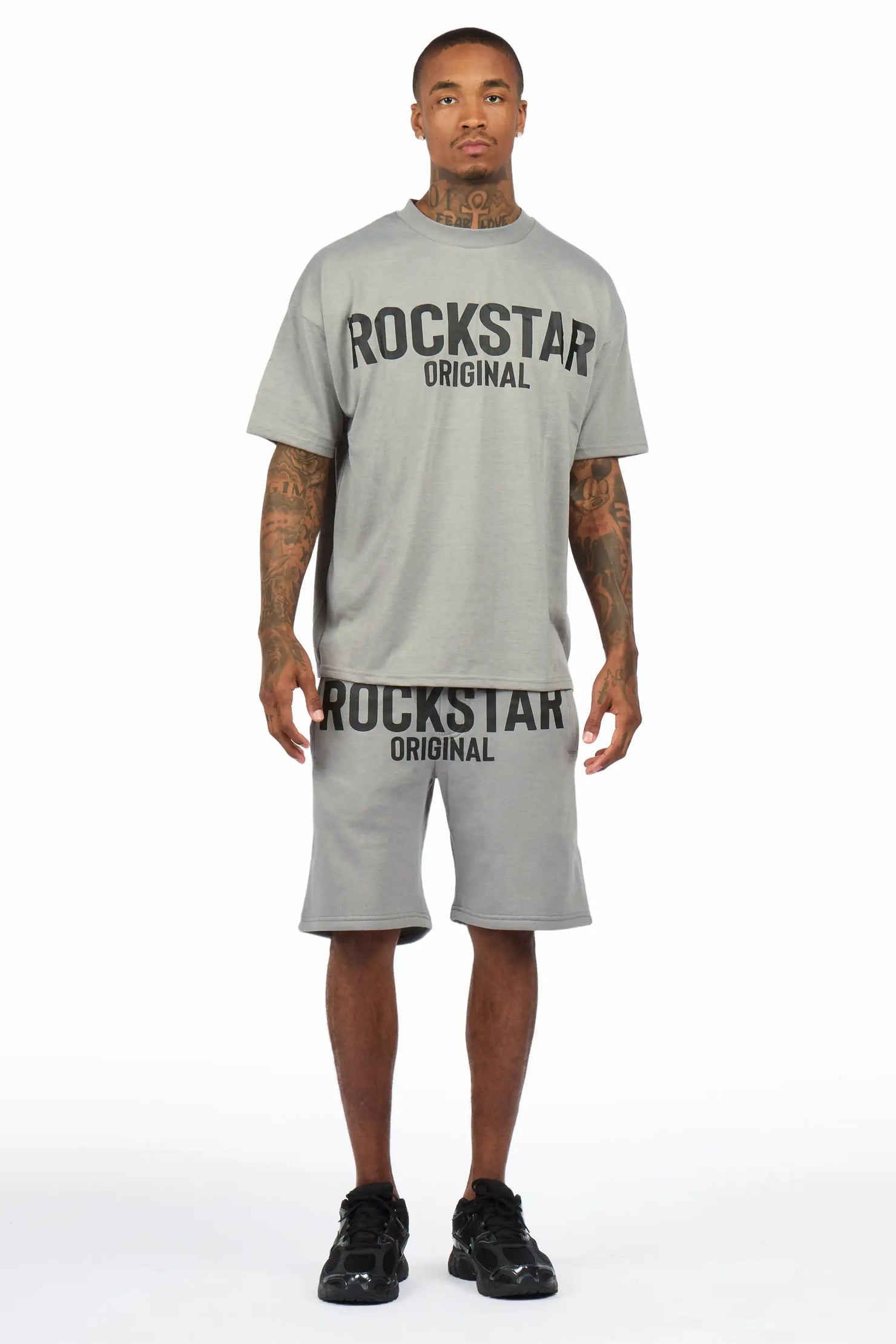 Sana Grey Short Set