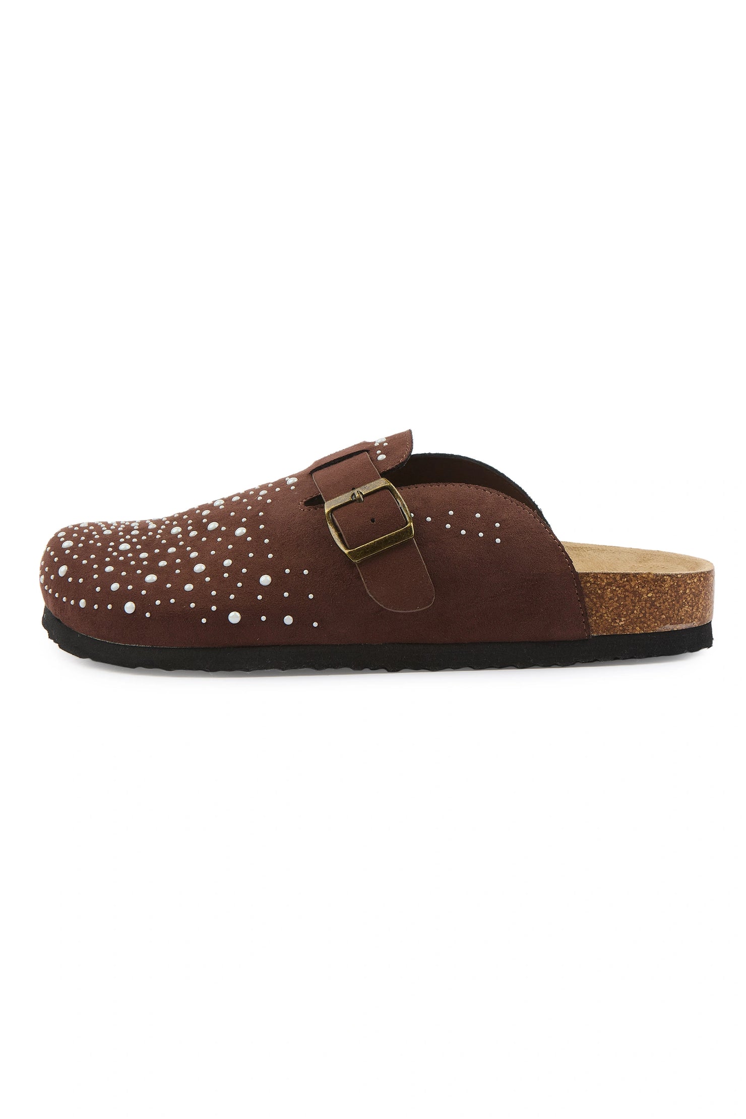 Mens Yehuda Brown Pearl Mule