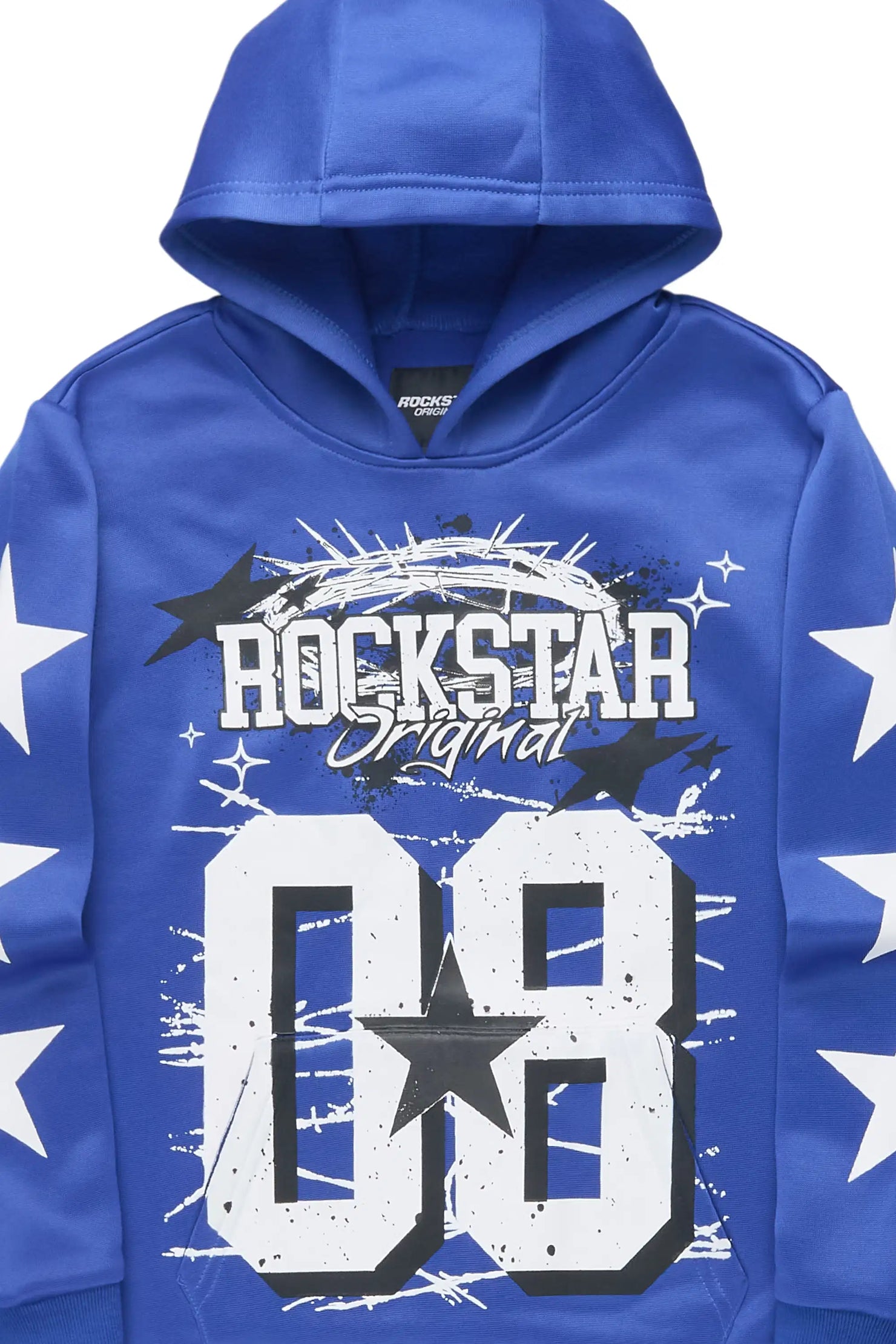 Boys Allstar Royal Blue/White Graphic Hoodie