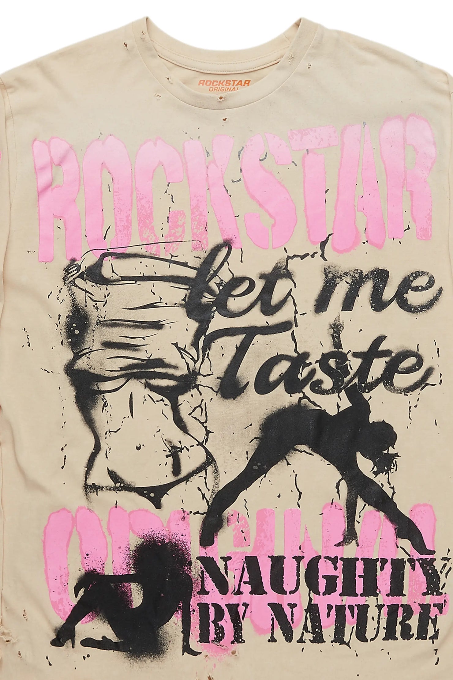 Sontique Vintage Sand Long Sleeve T-Shirt