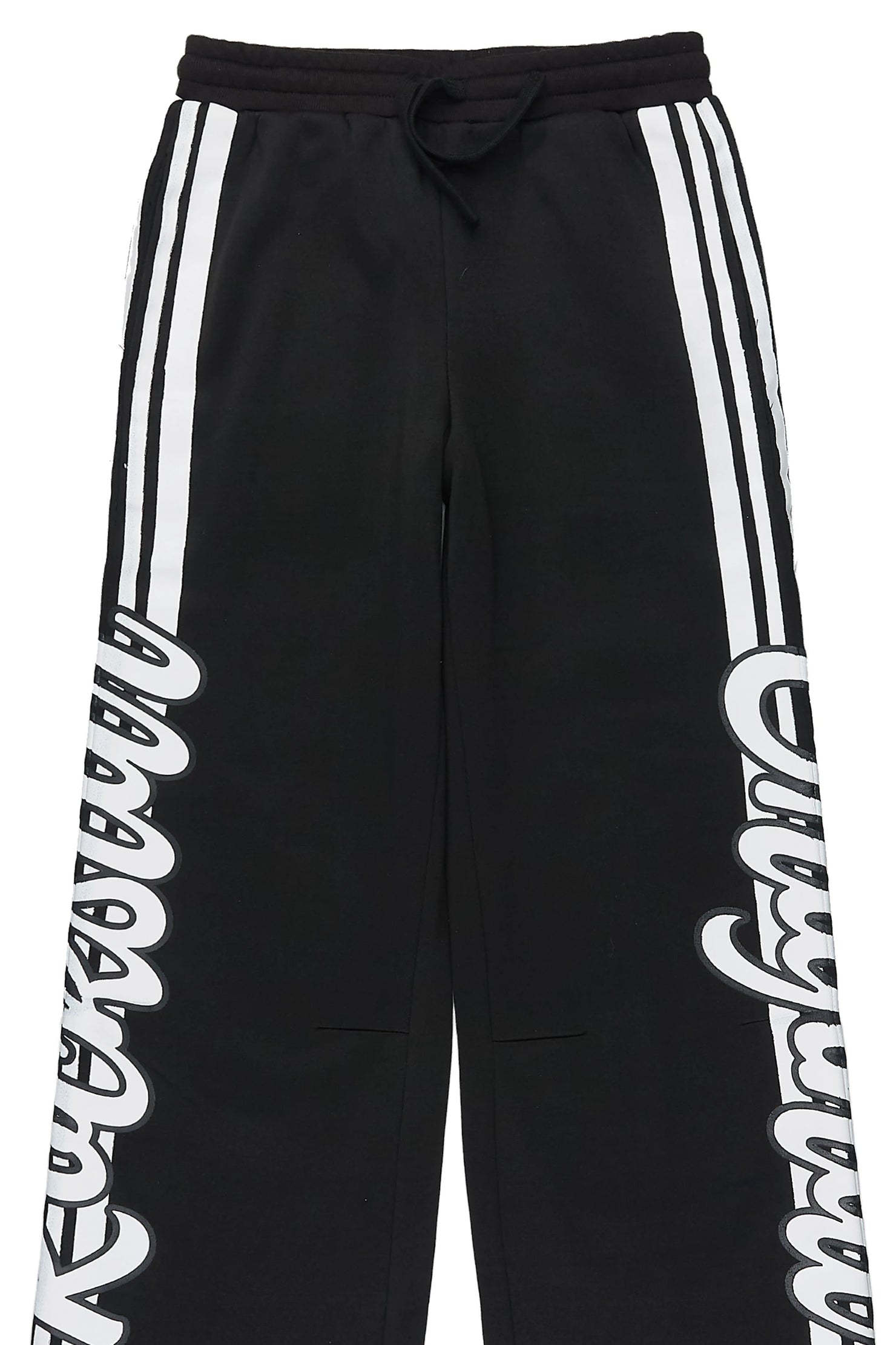 Girls Trinity Black Baggy Track Pant