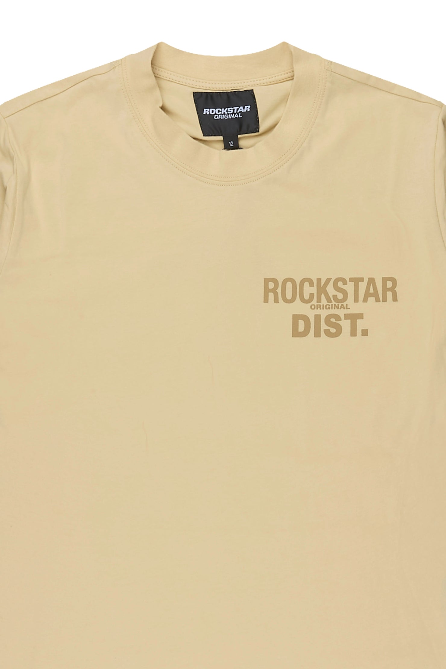 Boys Jolan Beige Boxy T-Shirt