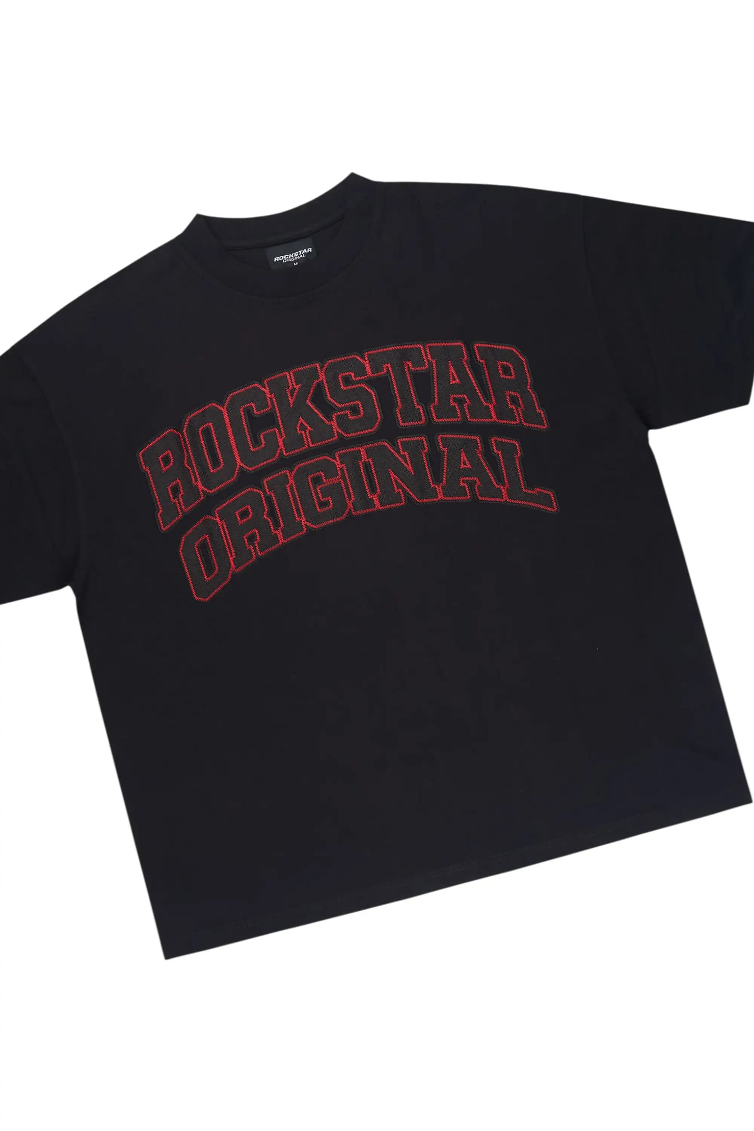 Hooper Black T-Shirt Short Set