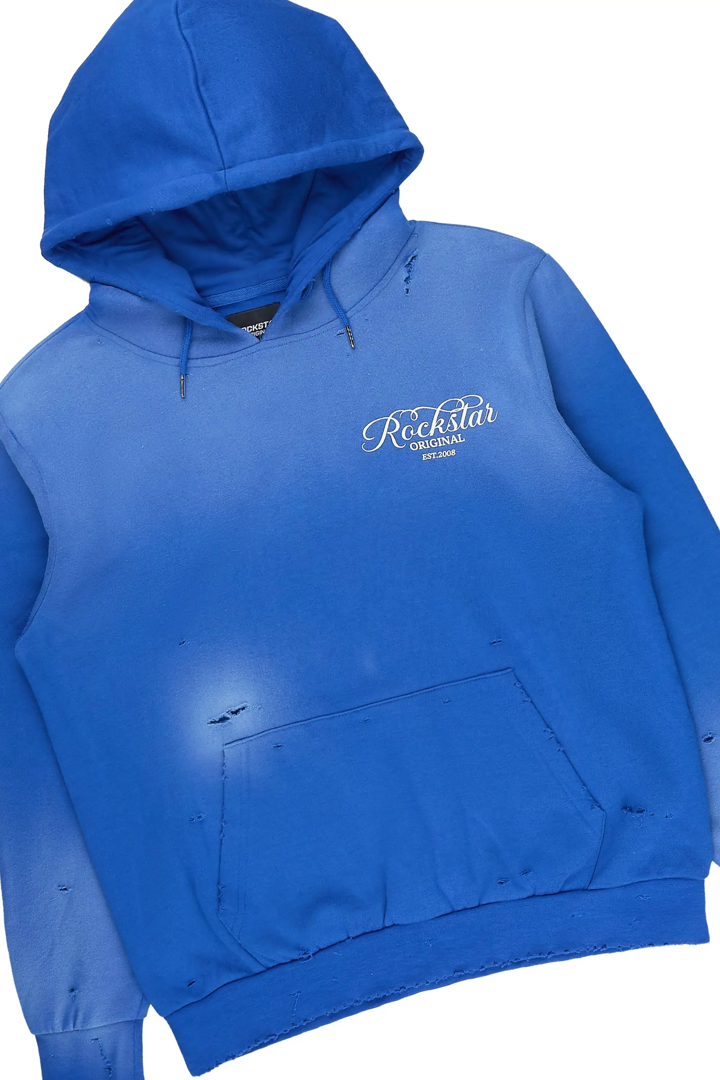 Voltage Royal Blue Hoodie/Stacked Flare Pant Track Set