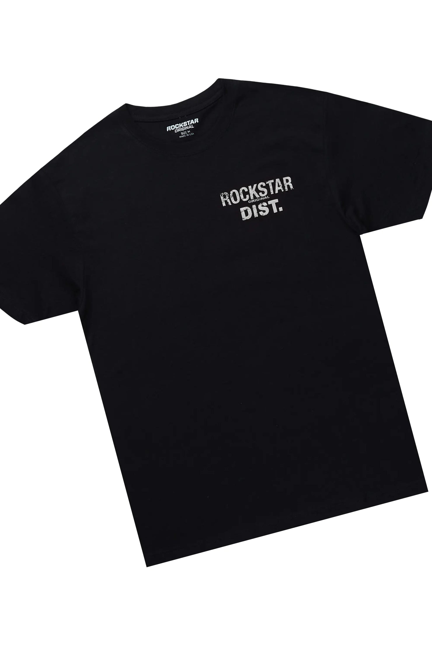 Carlin Black T-Shirt/Denim Short Set