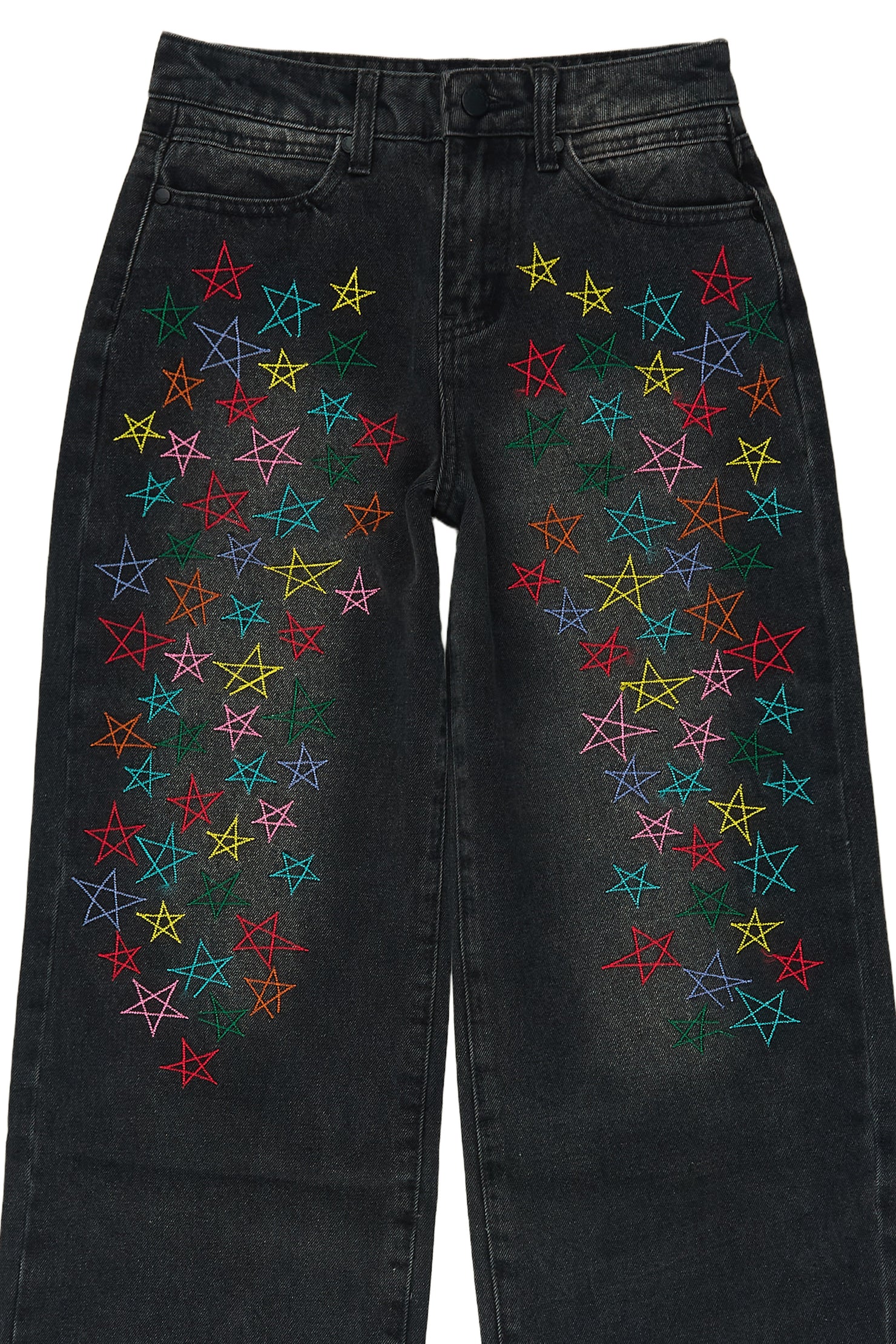 Boys Levi Washed Black Baggy Fit Jean