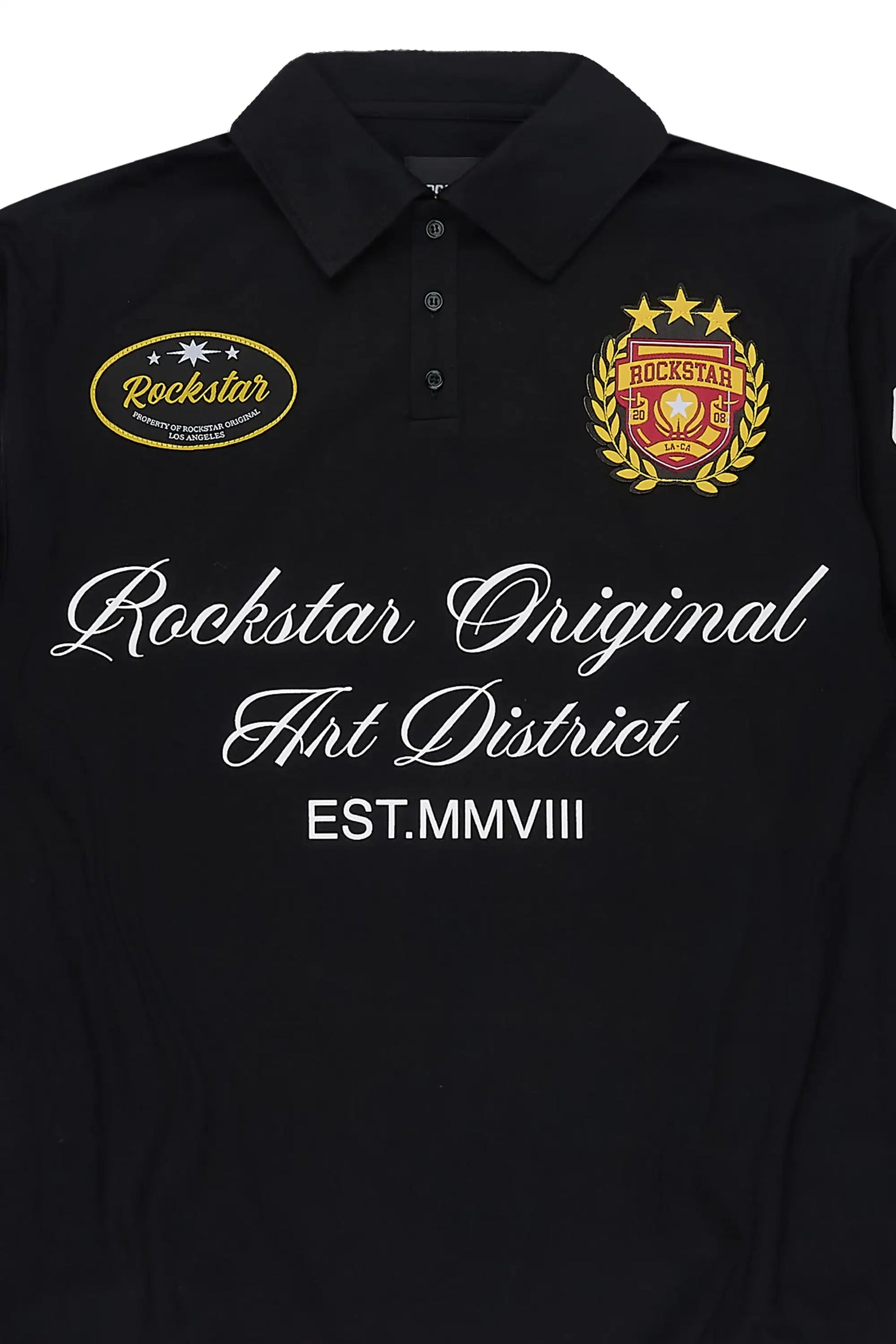 Amiro Black Polo Shirt
